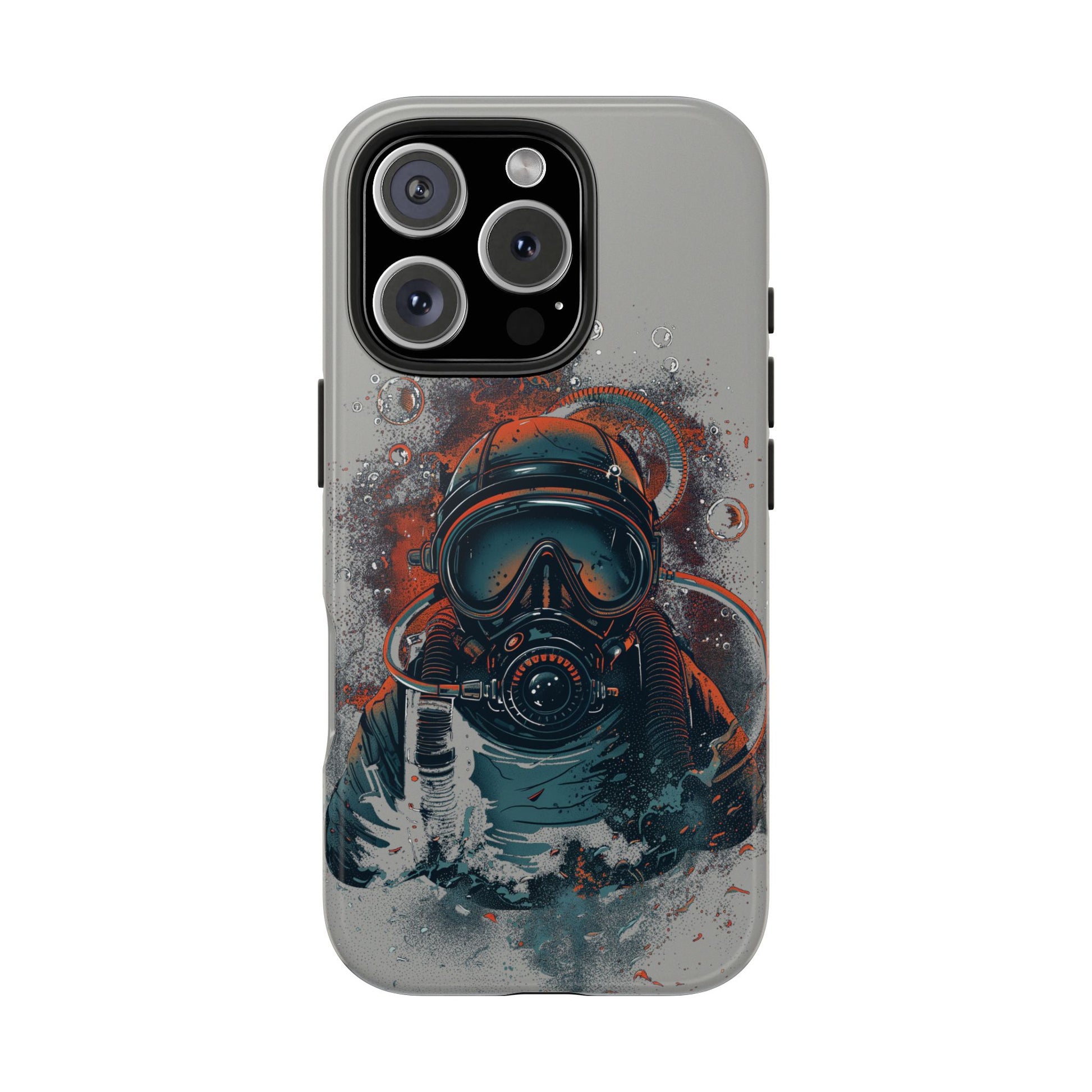 Light Custom iPhone Case, Personalized Phone Case, SCUBA Phone Case, SCUBA Diver Case, Custom Diver Phone Case, Gift for SCUBA Diver
