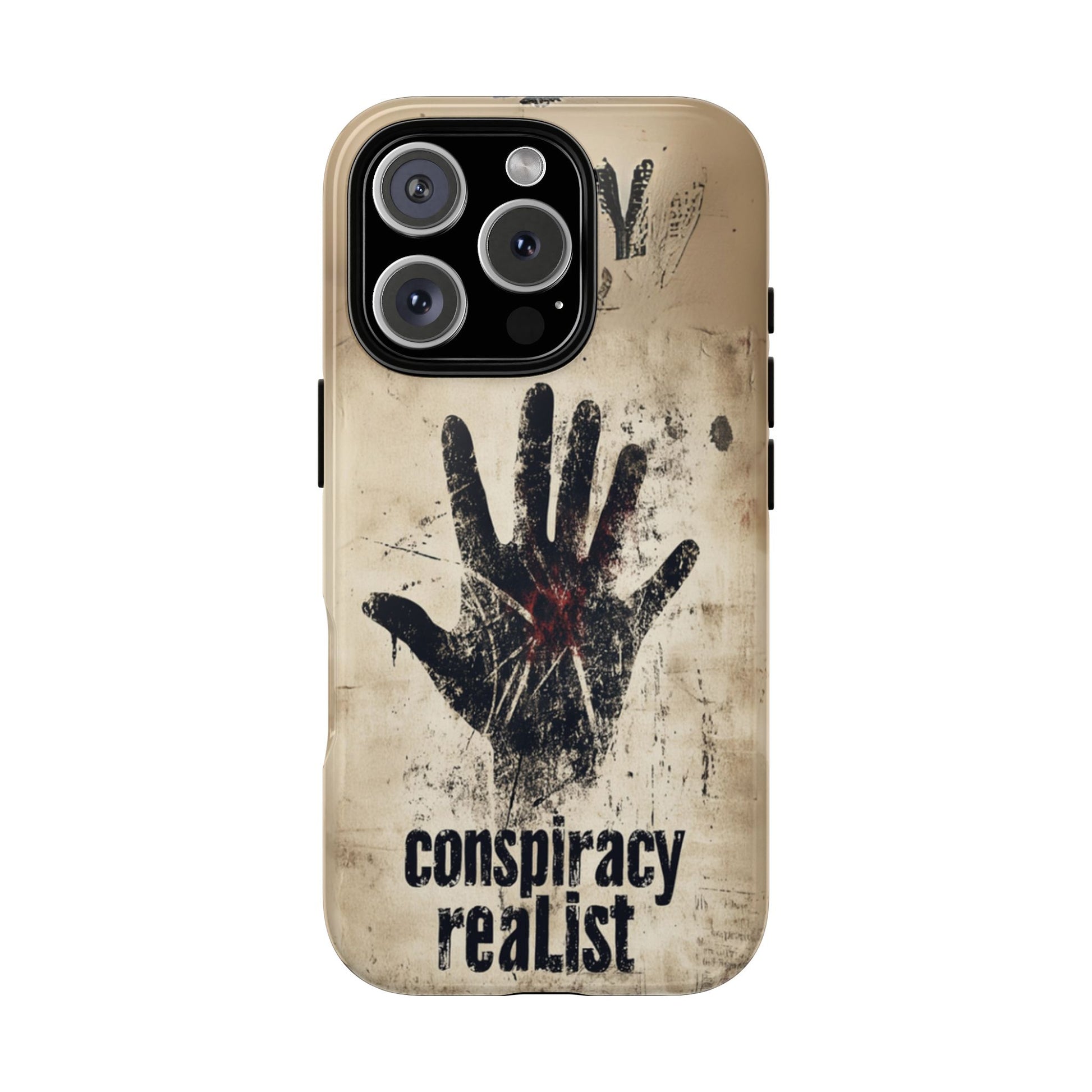 Conspiracy Theories Paranormal Mystery UFO X-Files Inspired Ghostly Hand Conspiracy Realist Cryptid iPhone 13 14 15 16 Pro Max Galaxy Pixel