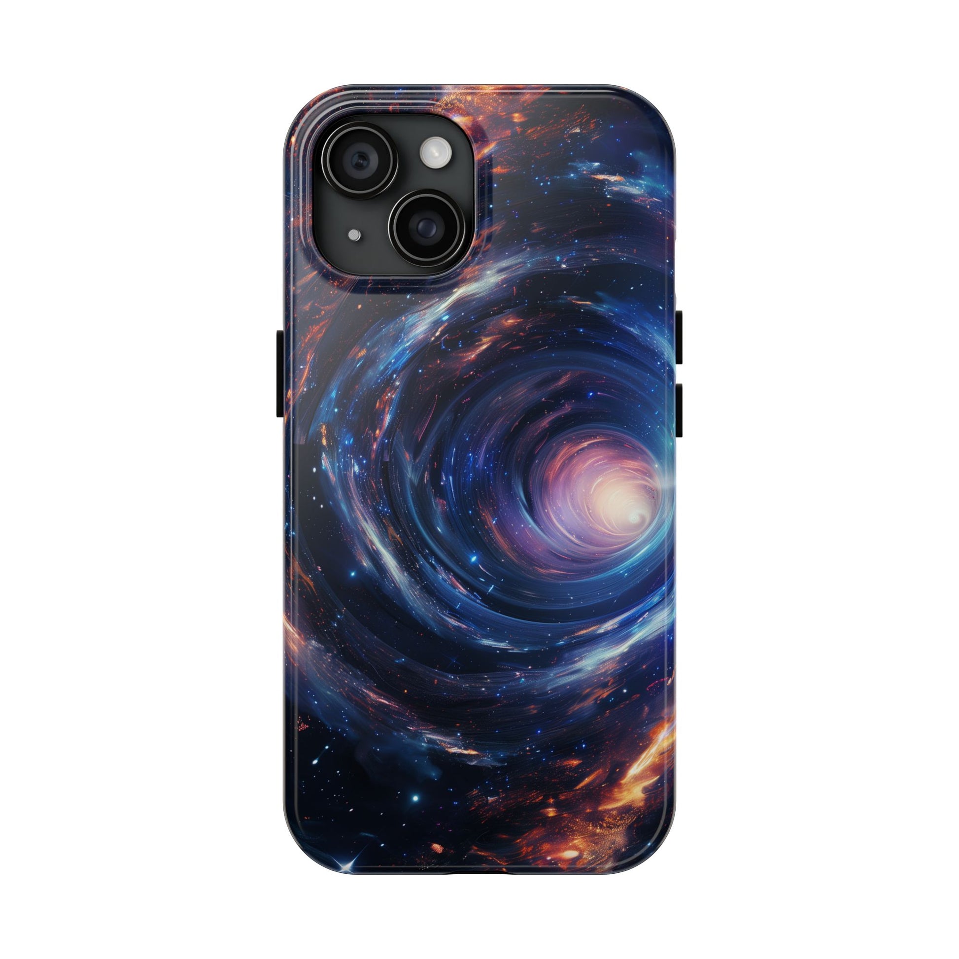 Dr Who inspired Phone Case - Space Wormholes Phone Case - Cosmic Galaxy Cover with Futuristic Wormhole Design - Sci-Fi Protective Case