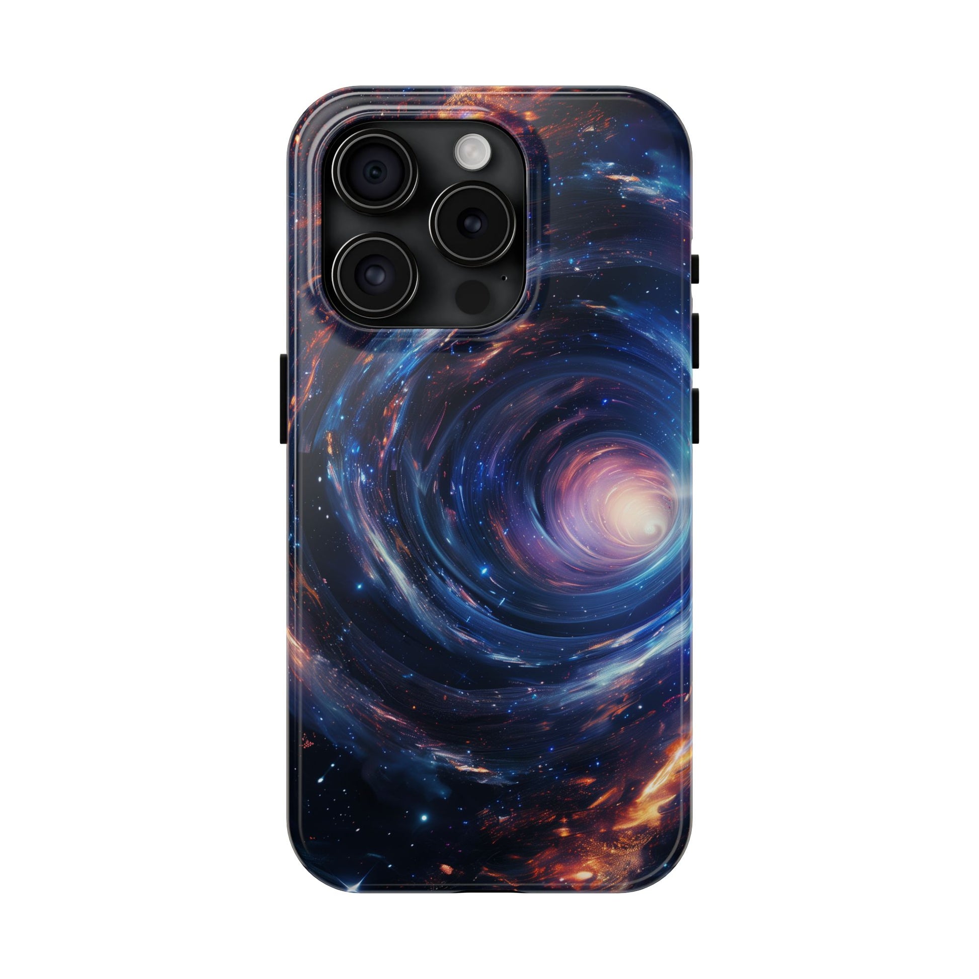 Dr Who inspired Phone Case - Space Wormholes Phone Case - Cosmic Galaxy Cover with Futuristic Wormhole Design - Sci-Fi Protective Case