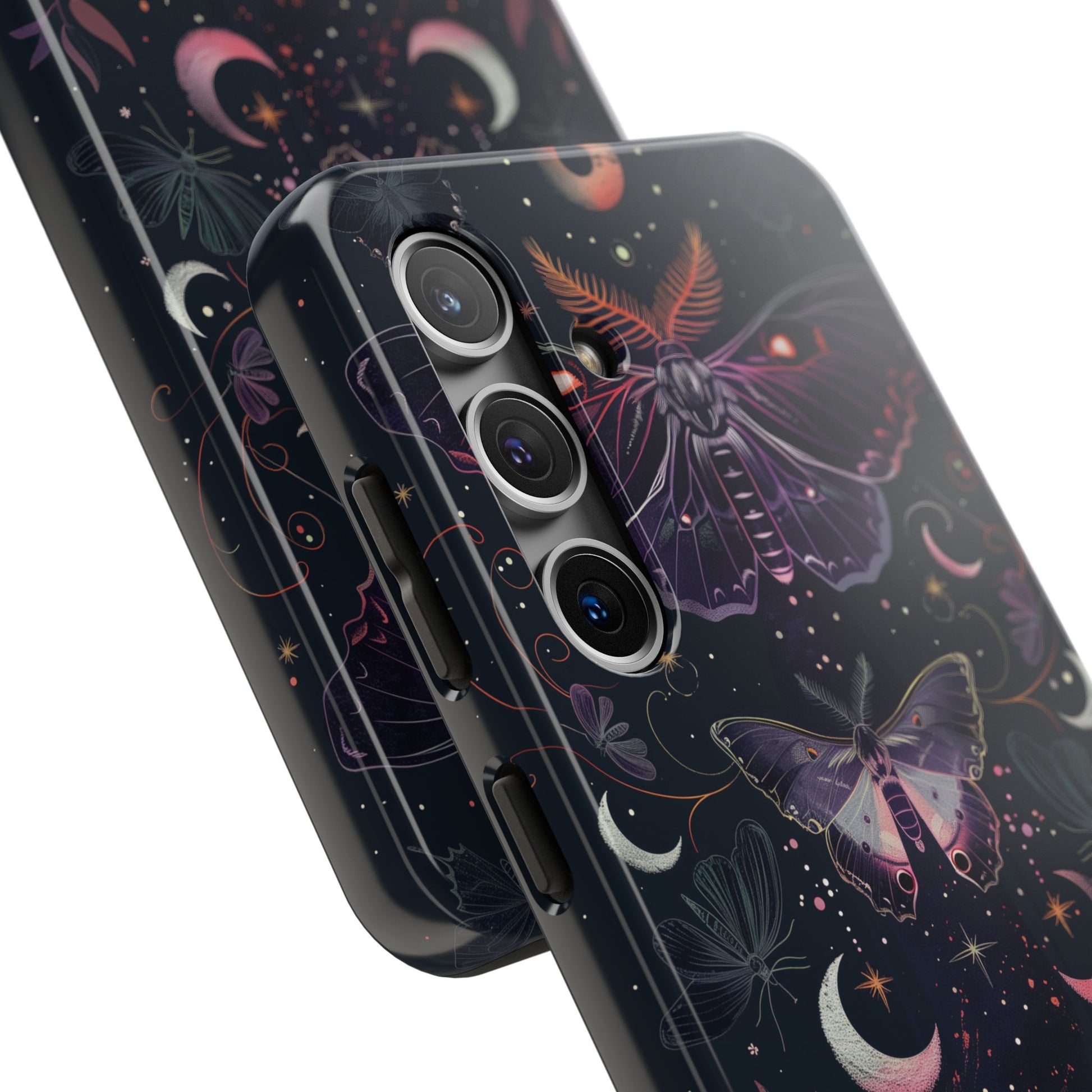 B Dark Academia Mystical Phone Case, Mystical Moth Phone Case, Vintage Magic Witchcraft iPhone Cover, Esoteric Nature Art, iPhone 15 Pro Max