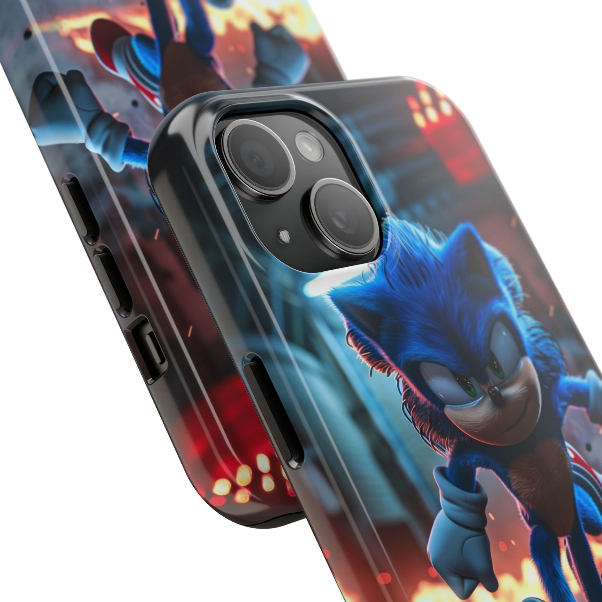 Durable Sonic Phone Case - Protective Sonic the Hedgehog Design - Tough Mobile Cover - Fun Video Game Phone Accessory