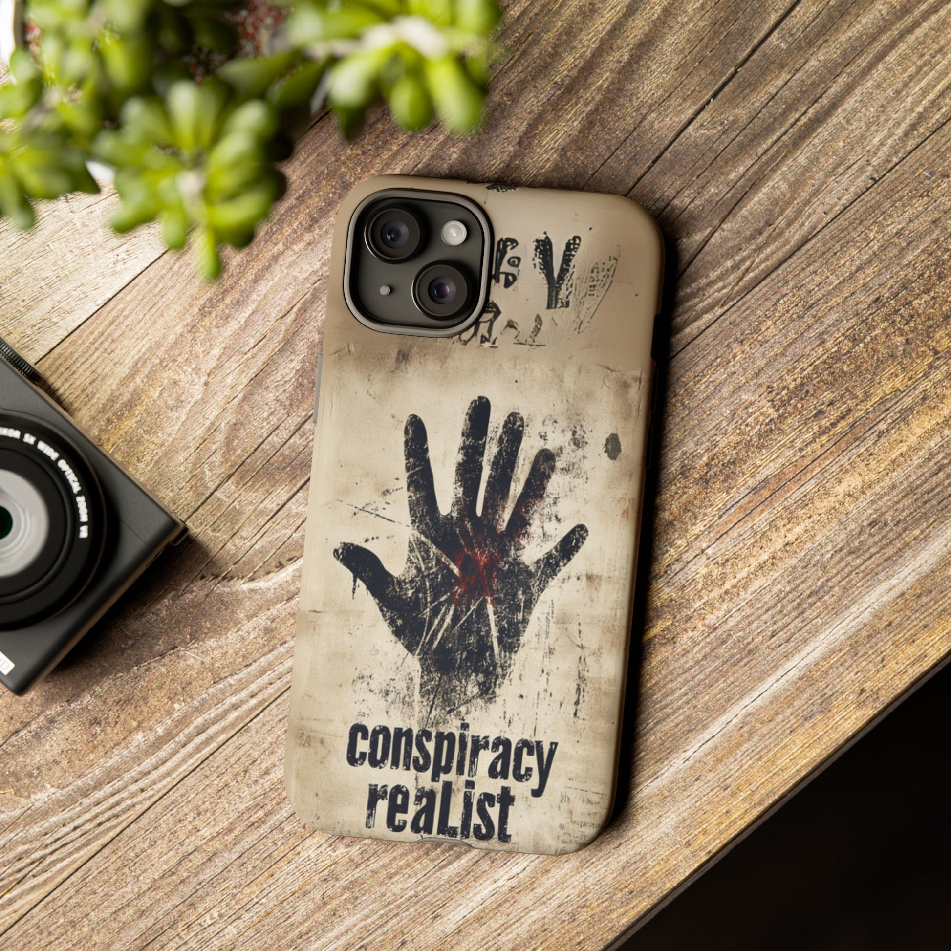 Conspiracy Theories Paranormal Mystery UFO X-Files Inspired Ghostly Hand Conspiracy Realist Cryptid iPhone 13 14 15 16 Pro Max Galaxy Pixel
