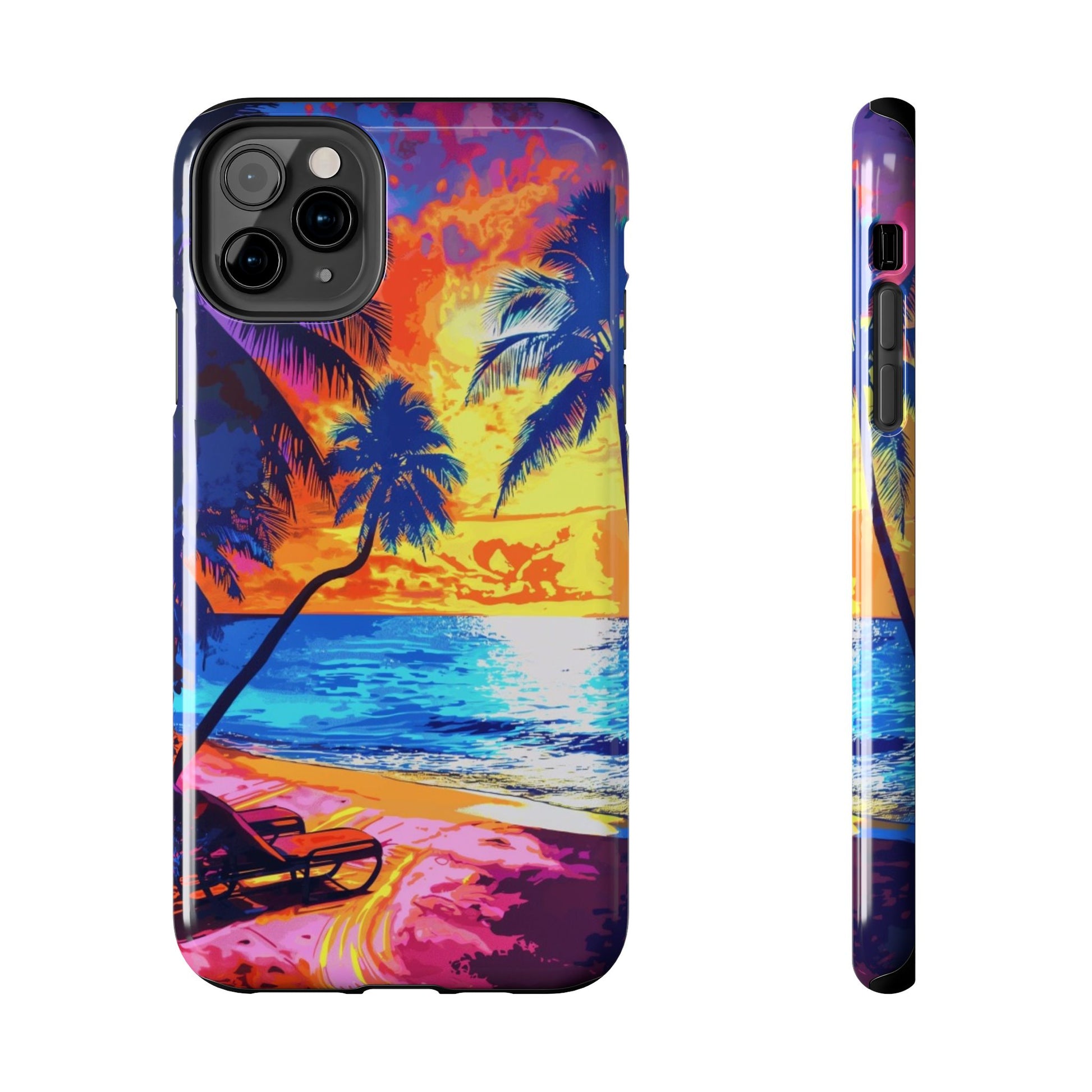 Sunset Bliss: Lisa Frank Style Phone Case