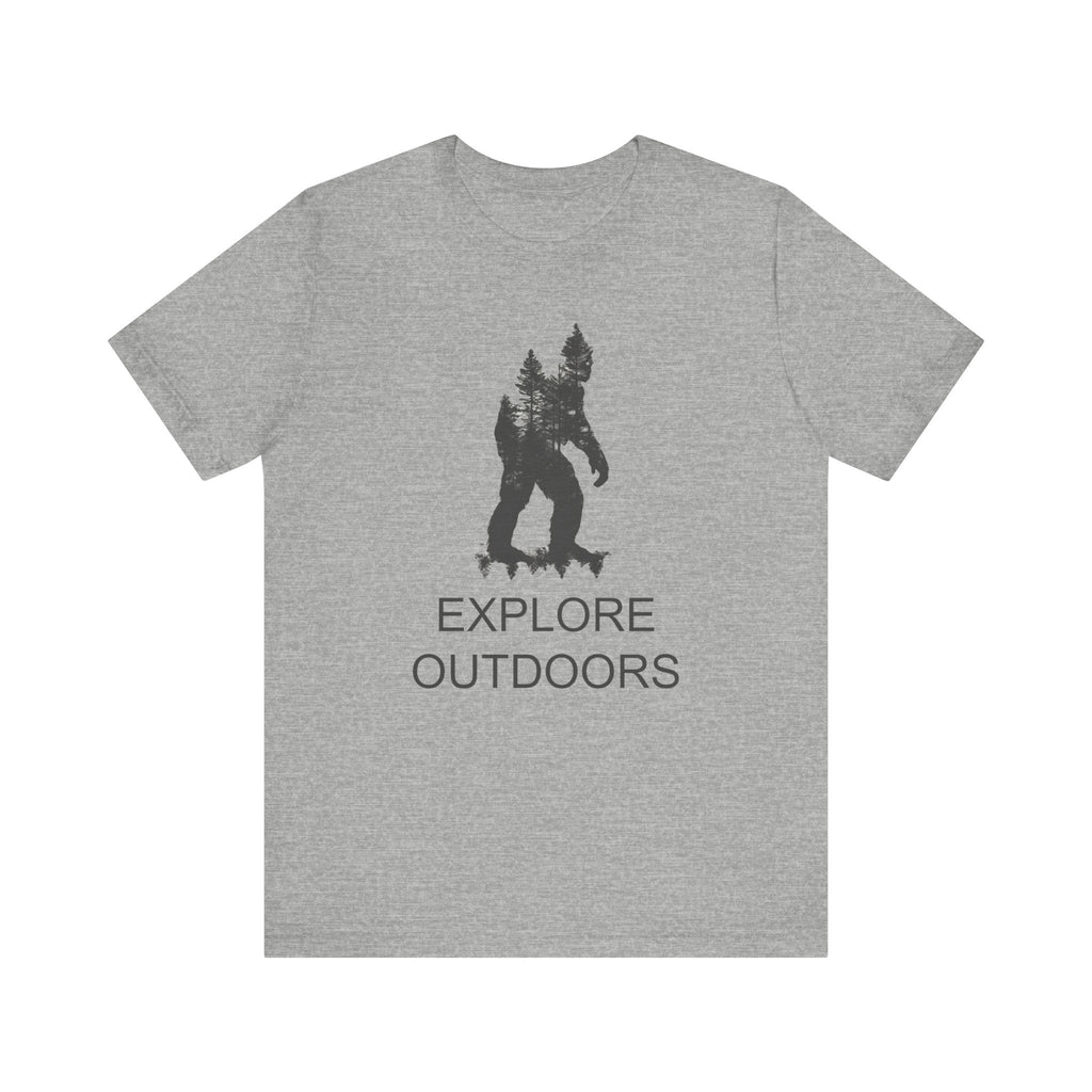 Bigfoot Shirt, Explore Outdoors, Bigfoot Outdoors Shirt, Camping Shirt, Bigfoot Shirt, Shirt for Camping, Camping Trip Shirt, Bigfoot