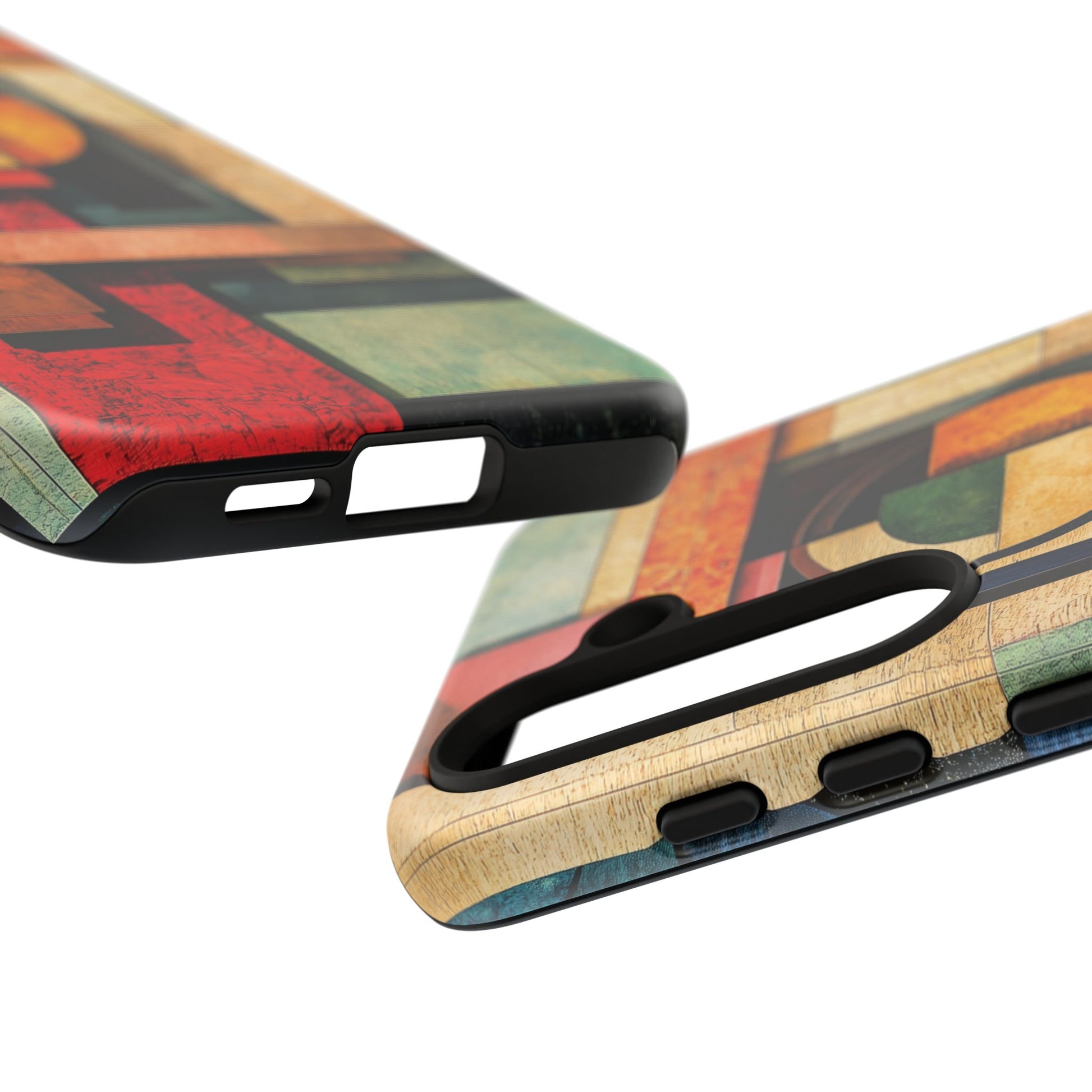 Tan Prairie Style Frank Lloyd Wright Usonian Phone Case Geometric Stained Glass Art Deco Marble Gold 13 14 15 16 iPhone Pro Max Galaxy Pixel