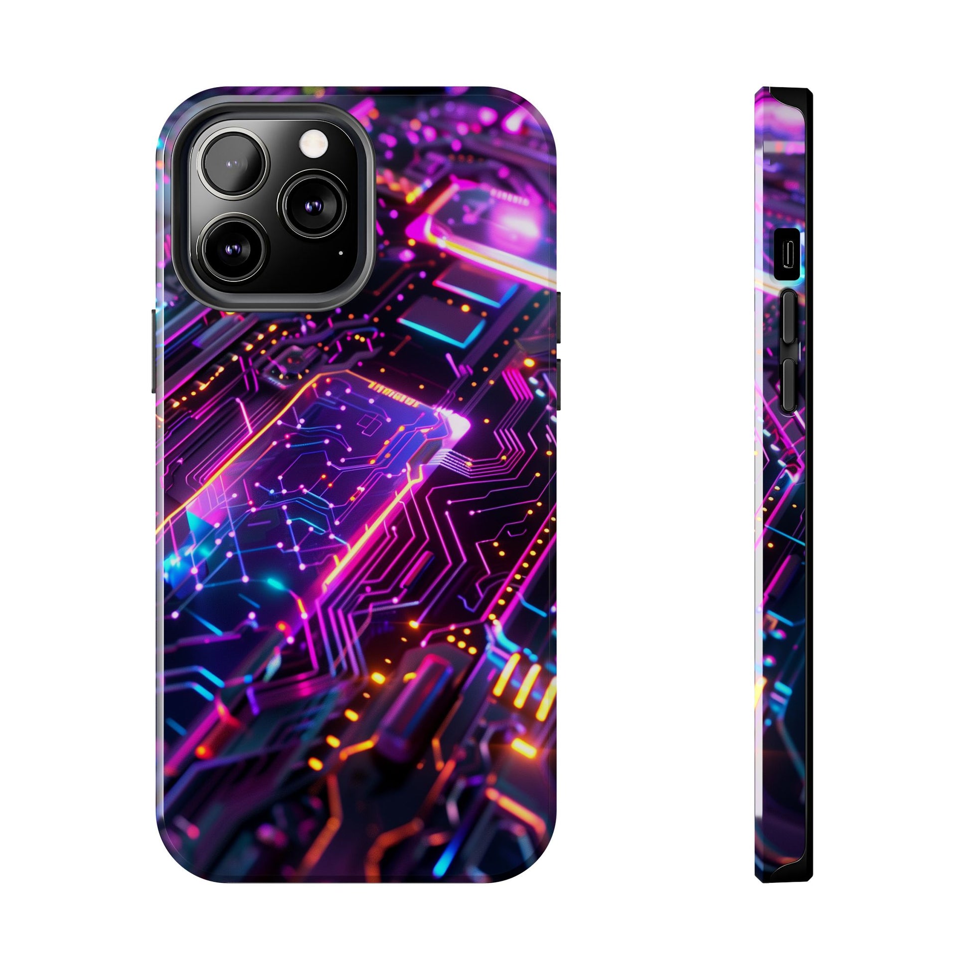 Circuit Board Phone Case, Futuristic Circuit Phone Case, High-Tech Gift, Custom Sci-Fi Phone Case, iphone 15 pro max