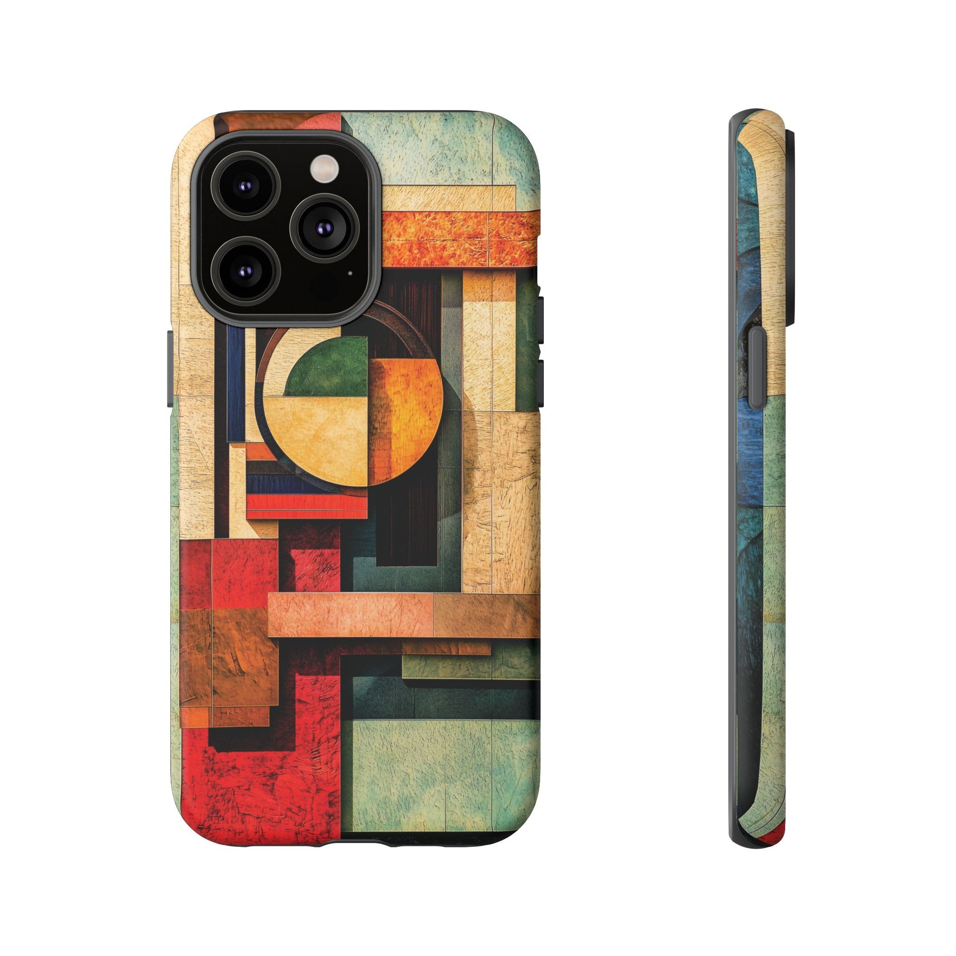 Tan Prairie Style Frank Lloyd Wright Usonian Phone Case Geometric Stained Glass Art Deco Marble Gold 13 14 15 16 iPhone Pro Max Galaxy Pixel
