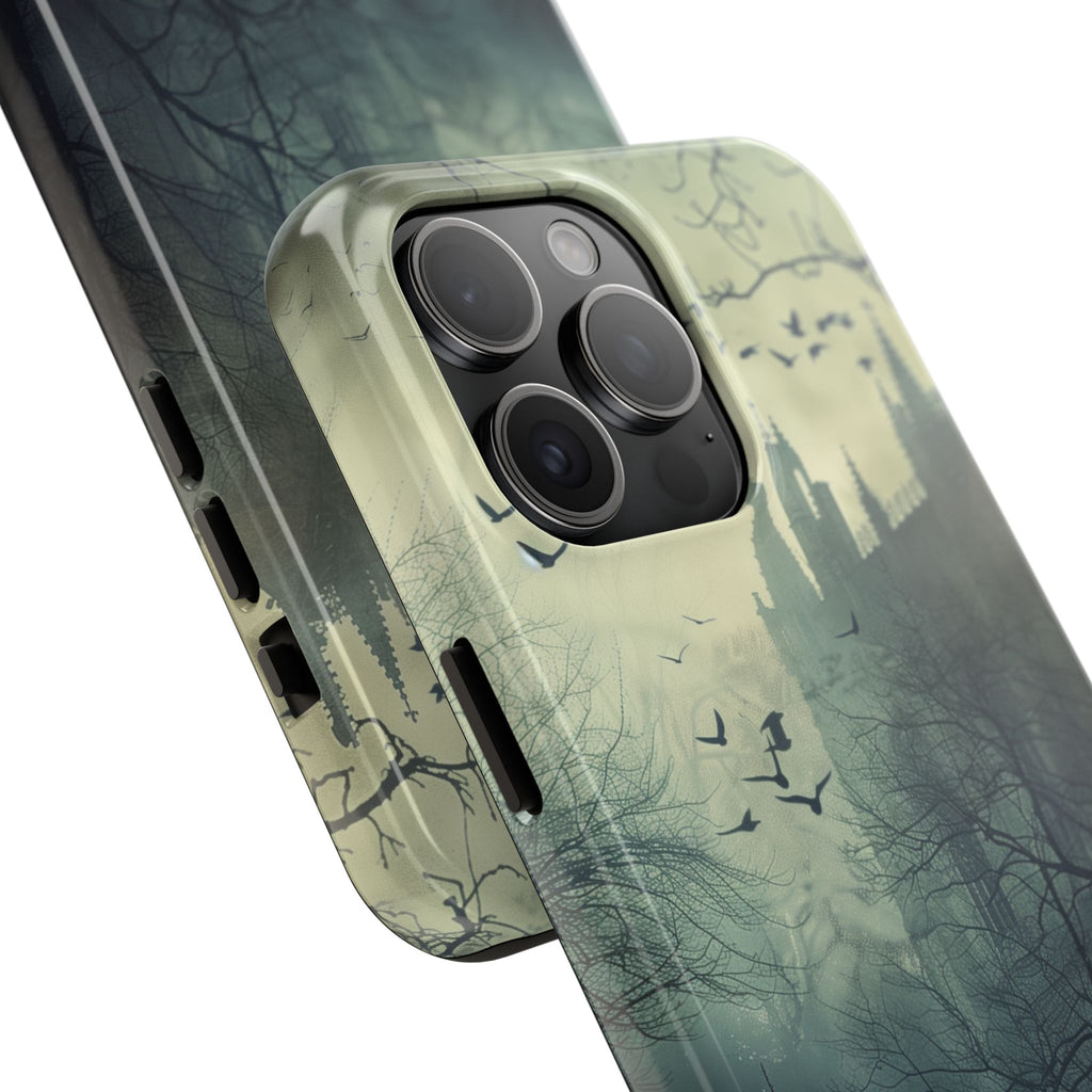 Gothic Architecture Phone Case, Dark Academia Phone Case, Moon and Tarot Case, Halloween Spooky Season, Dark Academia iPhone 15 Pro Max