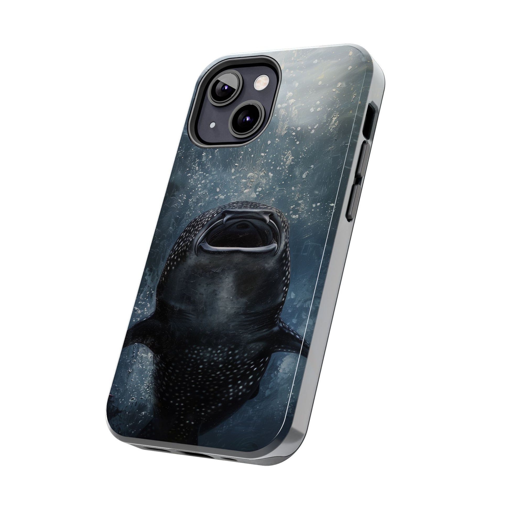 Rising Majesty: Whale Shark Feeding Tough Phone Case