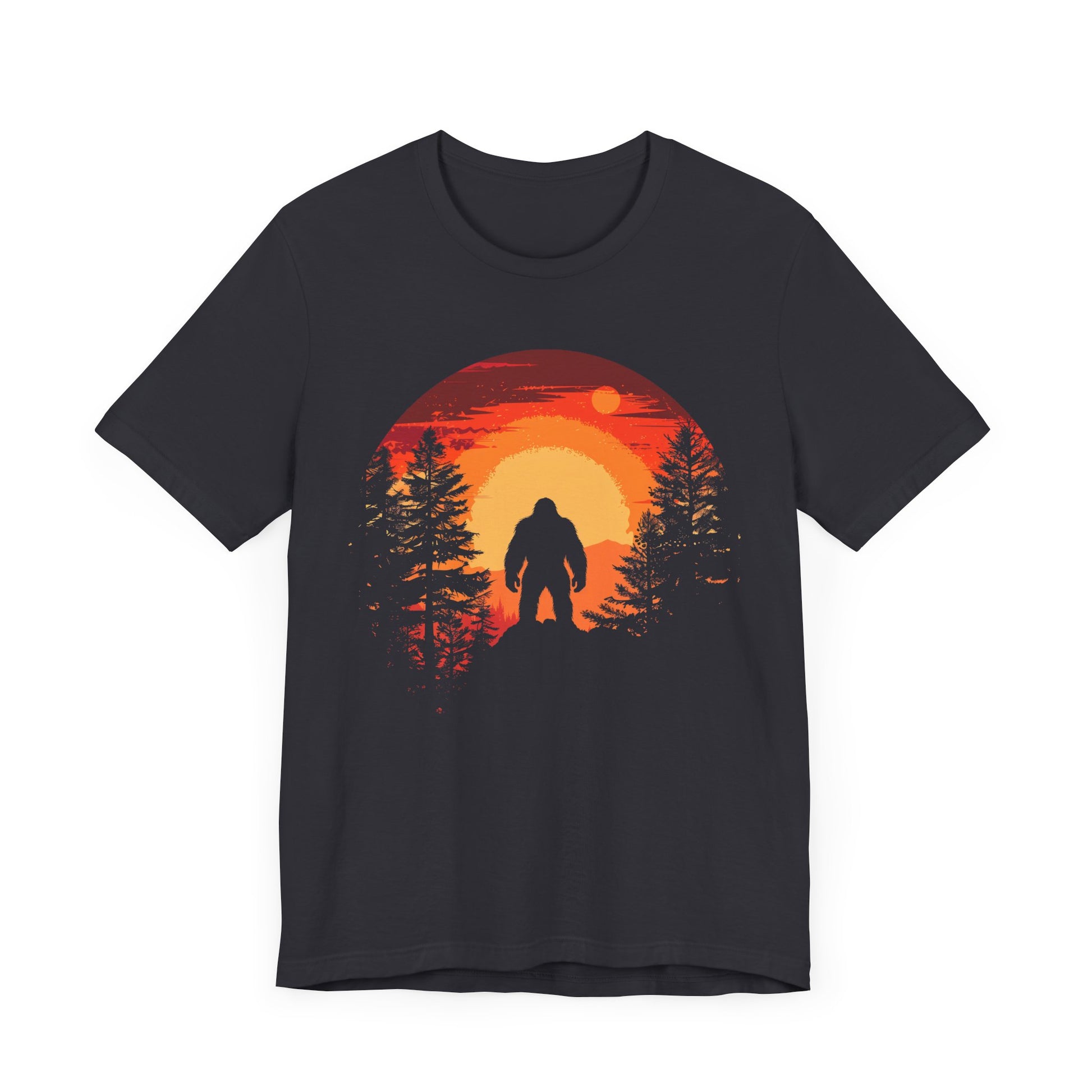 Bigfoot Tshirt, Bigfoot Sunset Tshirt, Camping Shirt, Outdoors Shirt, Bigfoot Sunset Shirt, Shirt for Camping, Camping Trip Shirt