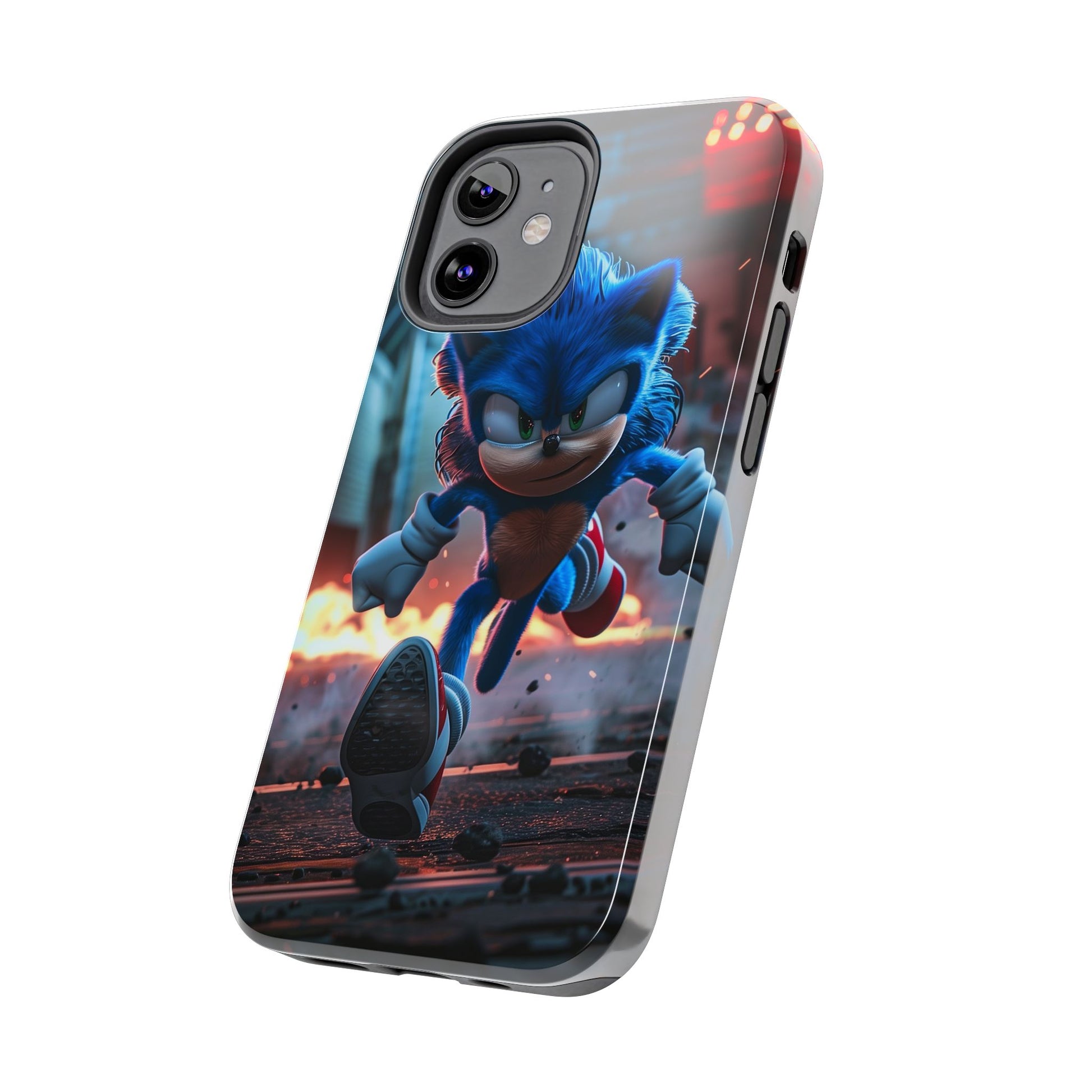 Durable Sonic Phone Case - Protective Sonic the Hedgehog Design - Tough Mobile Cover - Fun Video Game Phone Accessory