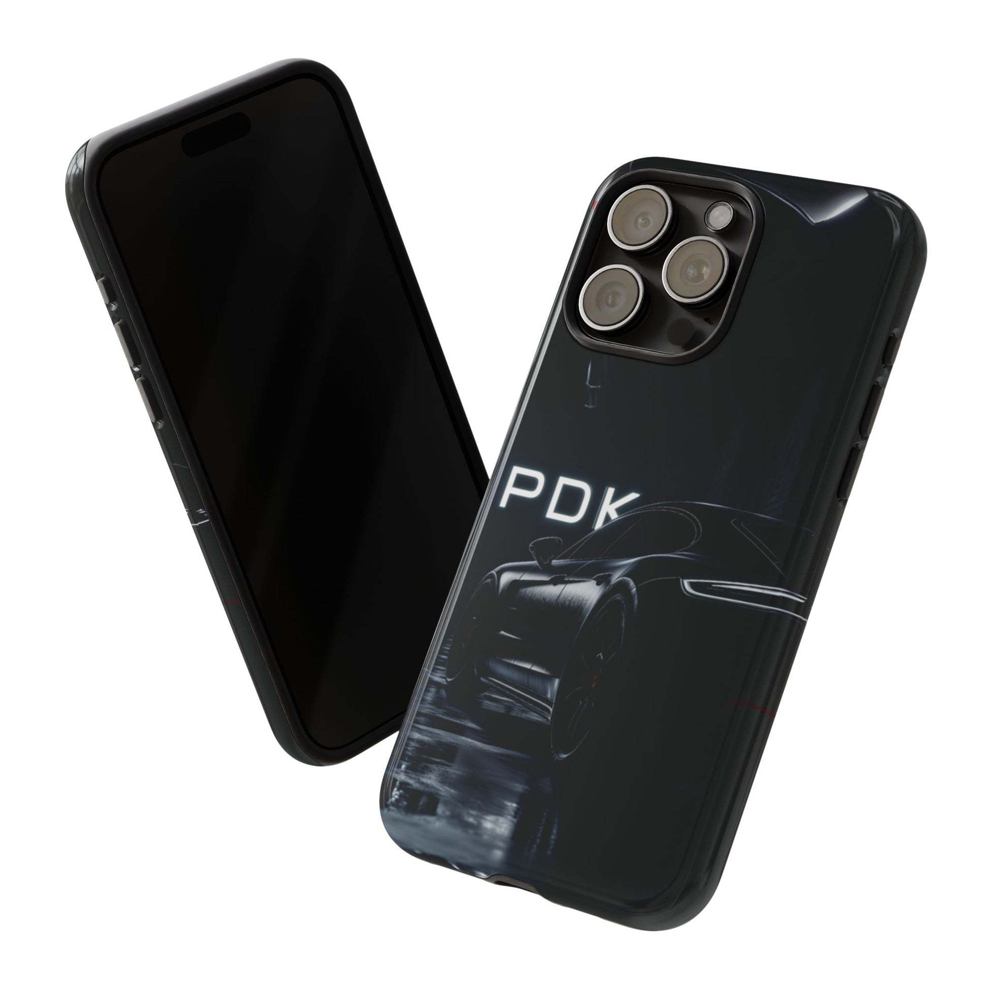 German Super Sports Car Phone Case Car Lover Gift Inspired Neon Sign Font iPhone 13 14 15 16 Pro Max Double Clutch Granny Shifting