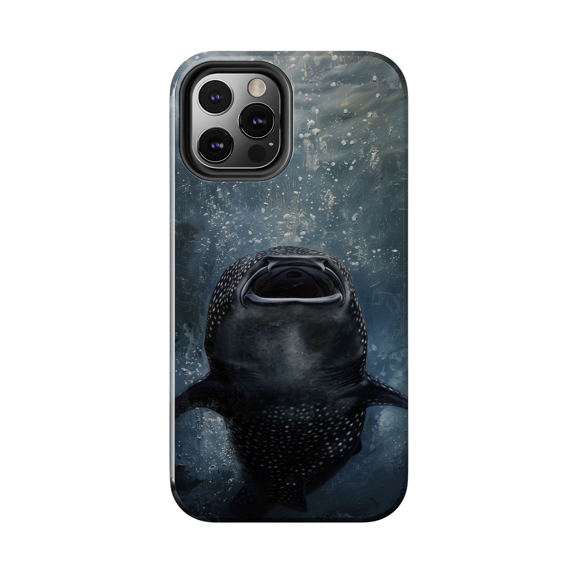 Rising Majesty: Whale Shark Feeding Tough Phone Case