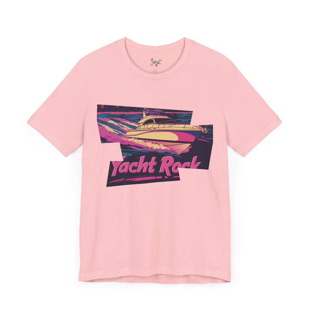 Yacht Rock T-Shirt Tshirt Nautical Graphic Tee 80s Miami Vice Boating Shirt Yacht Lover Gift Nostalgic South Beach Retro Motif Style Funny