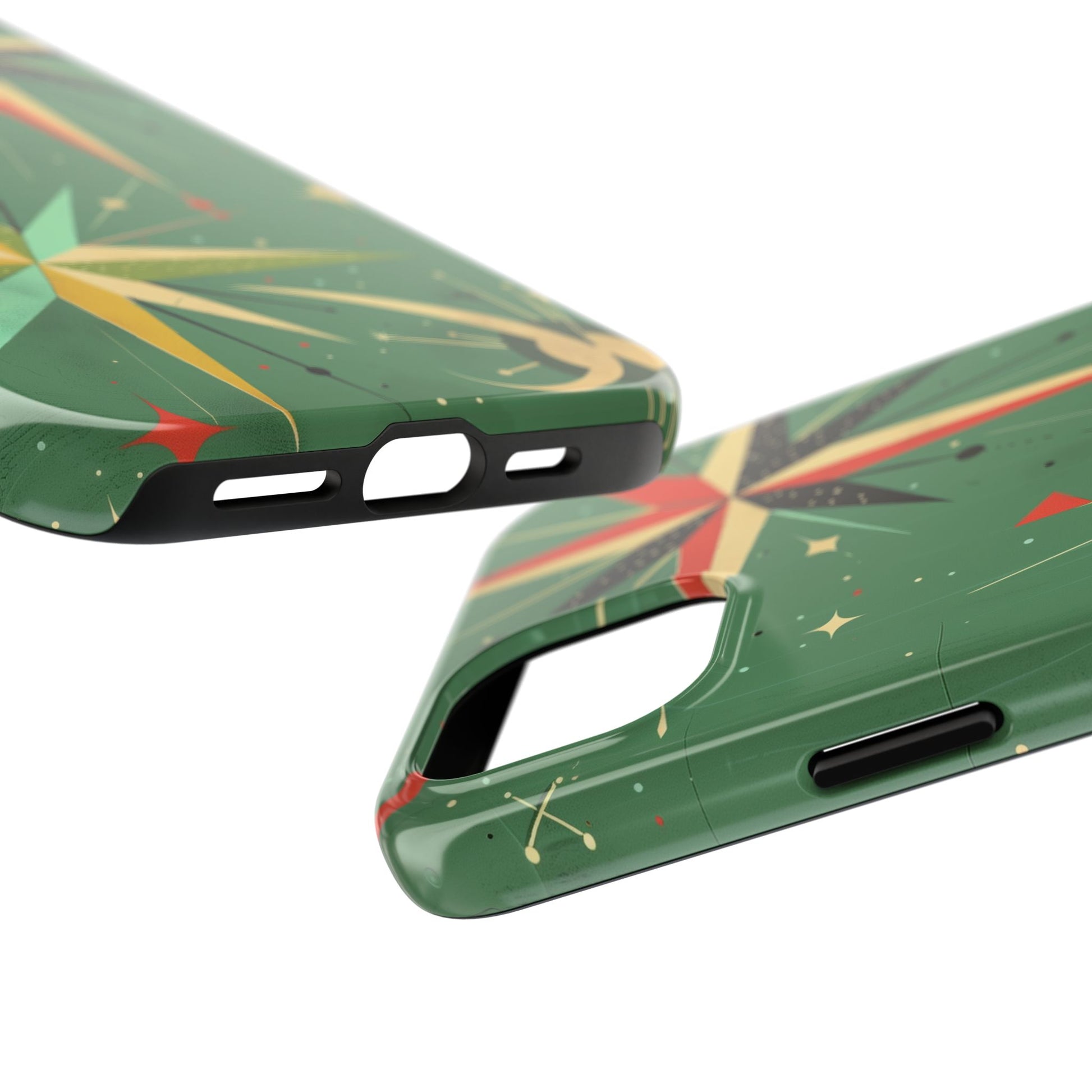 Mid Century Modern Star Design Phone Case, Earth Tone Colors, Retro Style Smartphone Cover, Vintage Phone Case, iPhone 14 Case, Apple iPhone