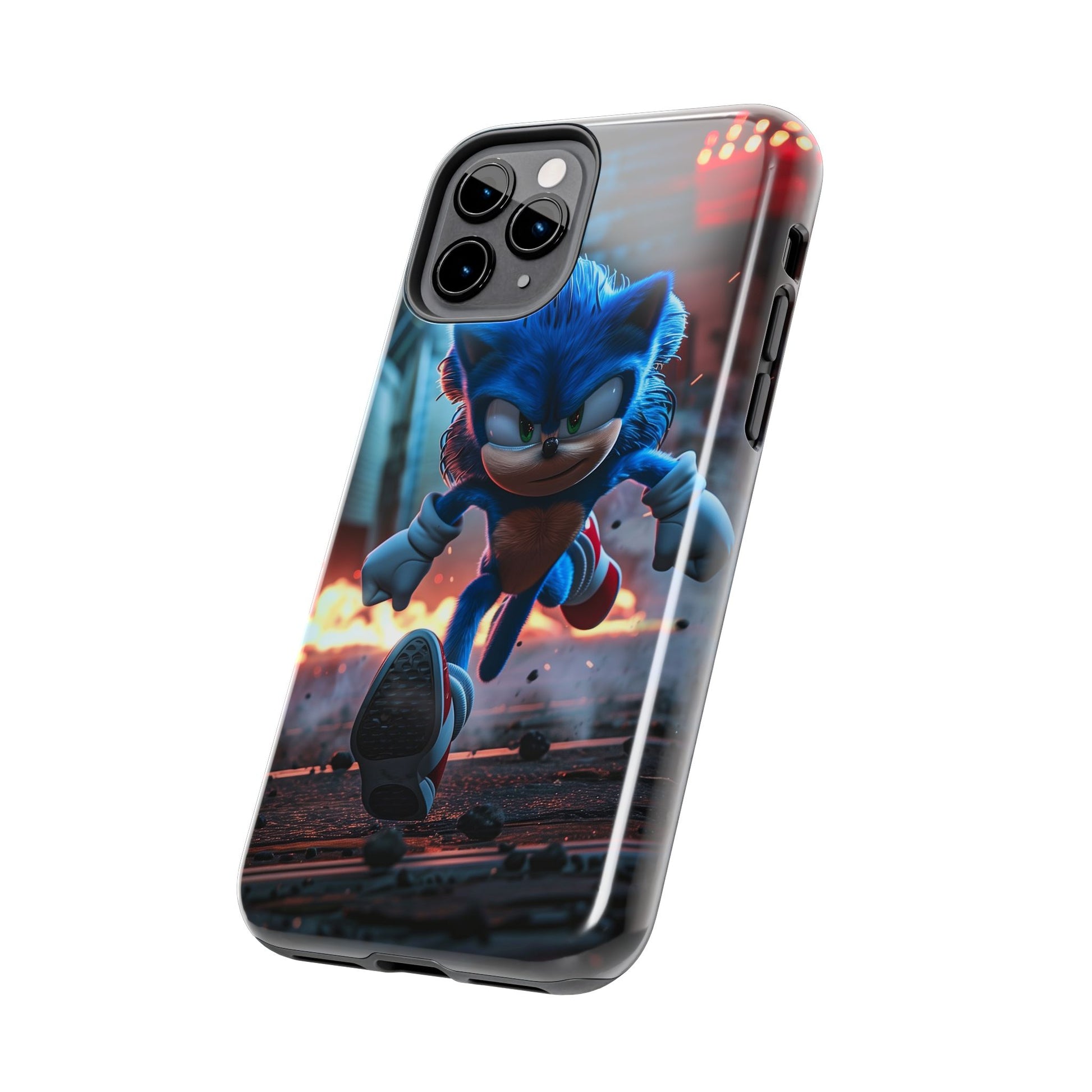Durable Sonic Phone Case - Protective Sonic the Hedgehog Design - Tough Mobile Cover - Fun Video Game Phone Accessory