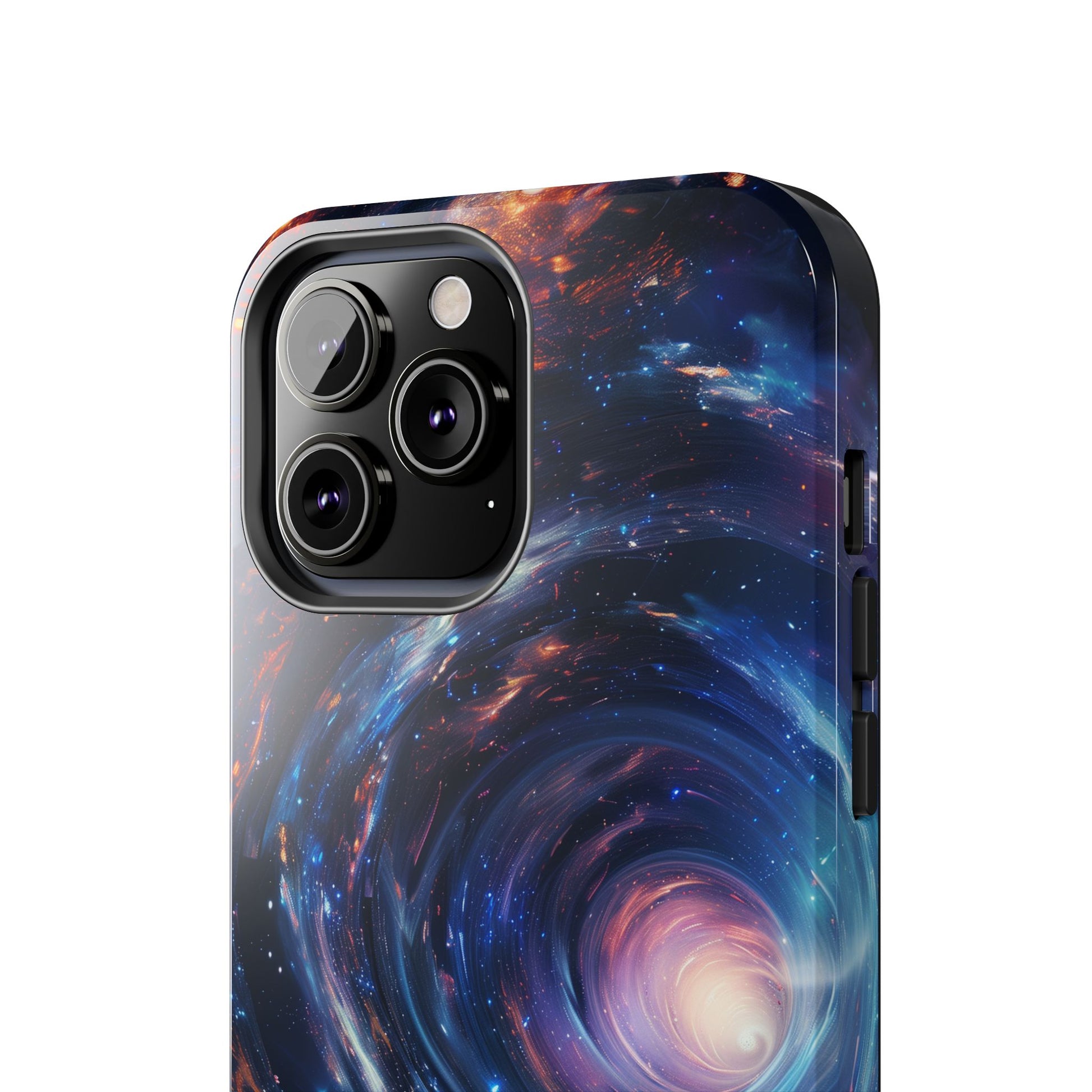 Dr Who inspired Phone Case - Space Wormholes Phone Case - Cosmic Galaxy Cover with Futuristic Wormhole Design - Sci-Fi Protective Case