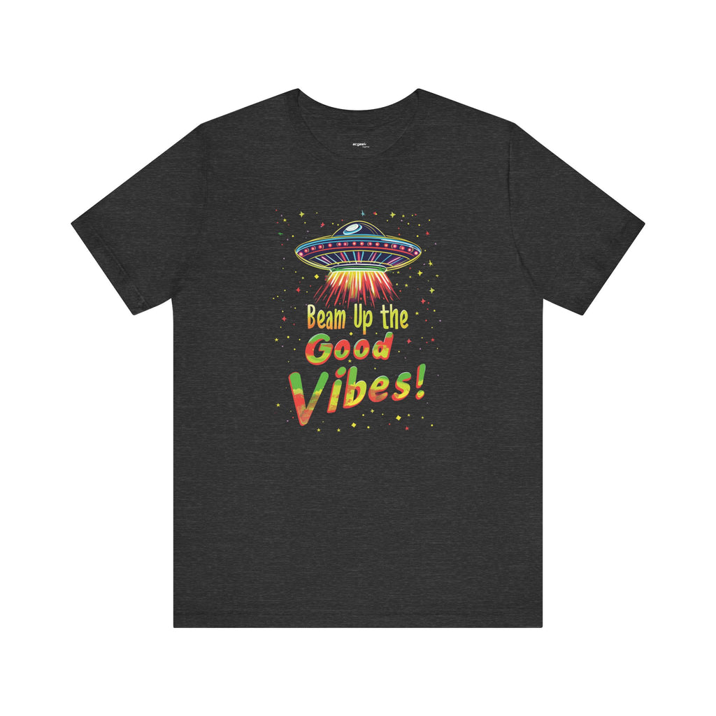 Positivity Nerd Shirt UFO Geek Shirt, Good Vibes SciFi Shirt Gamer Shirt, Funny Nerd Shirt, Nerd Humor, Funny Geek Shirt, Custom Graphic Tee
