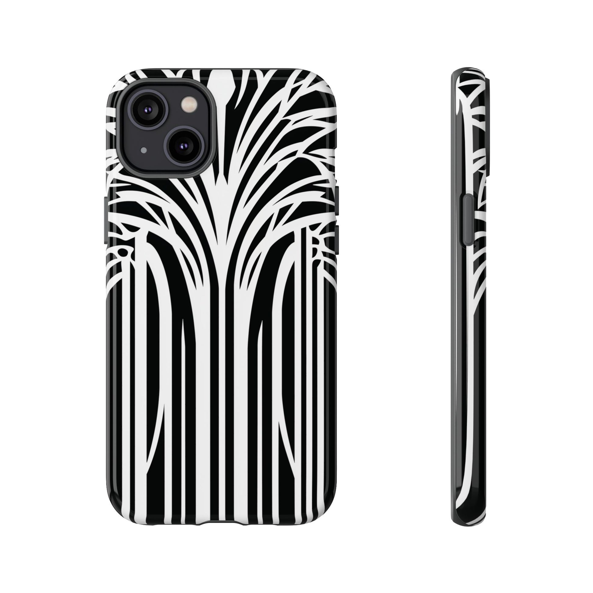Blank White Art Deco Palm Tree Phone Case Design Lempicka Frank Lloyd Wright Prairie Style Stylish iphone 13 14 15 16 Pro Max Plus Galaxy