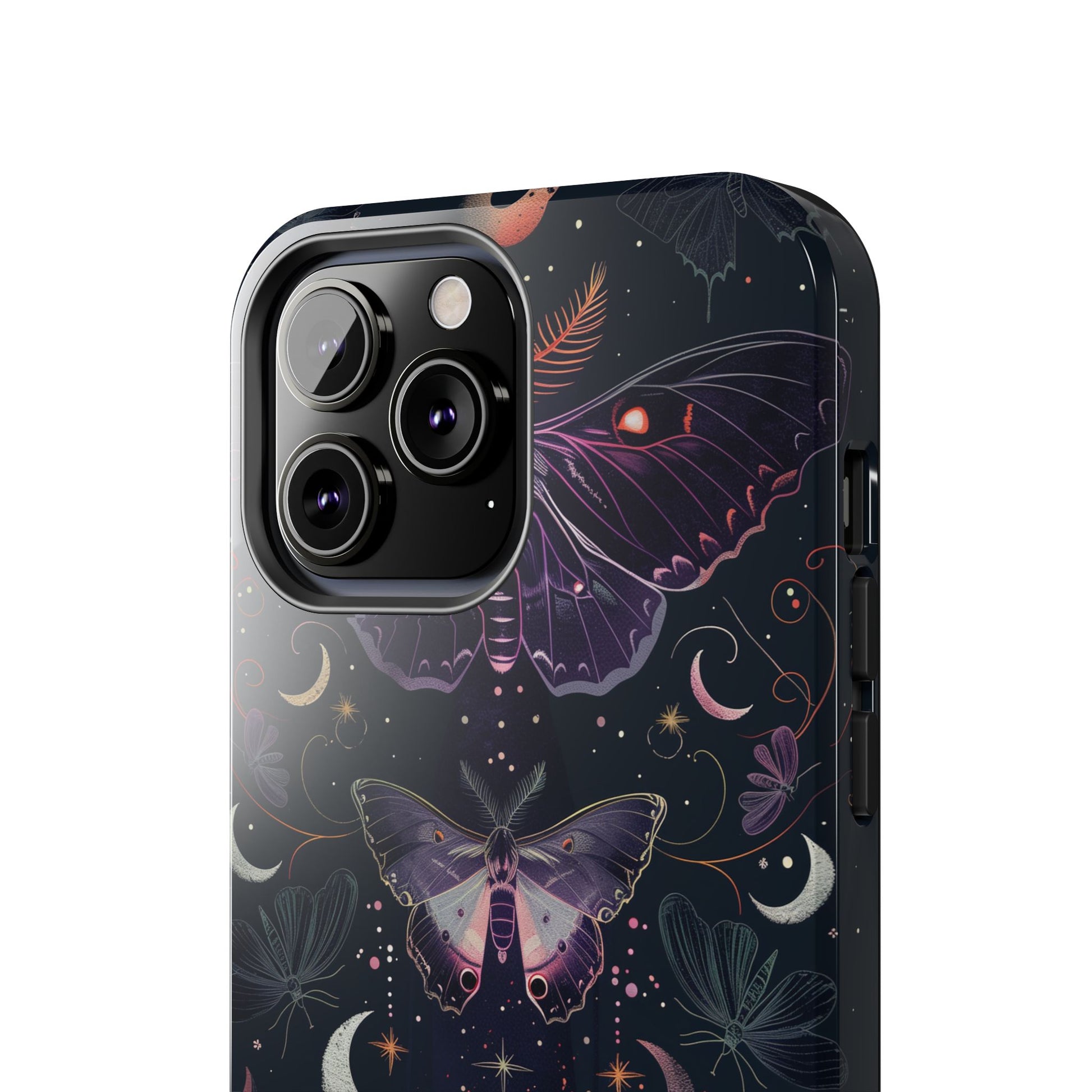 B Dark Academia Mystical Phone Case, Mystical Moth Phone Case, Vintage Magic Witchcraft iPhone Cover, Esoteric Nature Art, iPhone 15 Pro Max