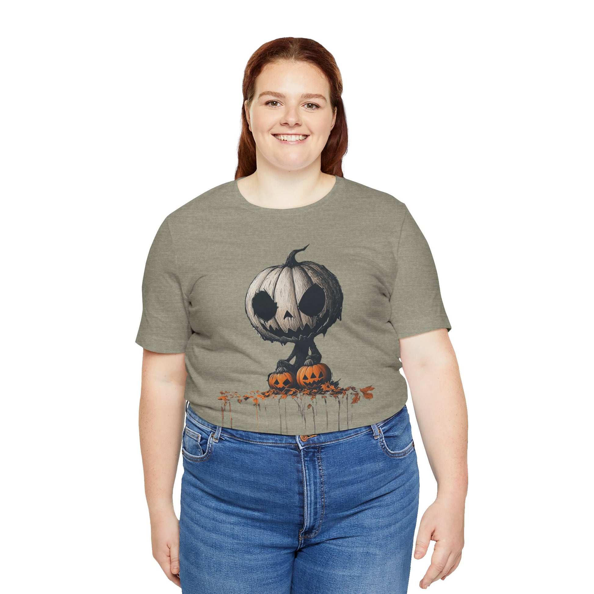 Halloween Spirit Graphic Tee Chillin' with the Pumpkin King