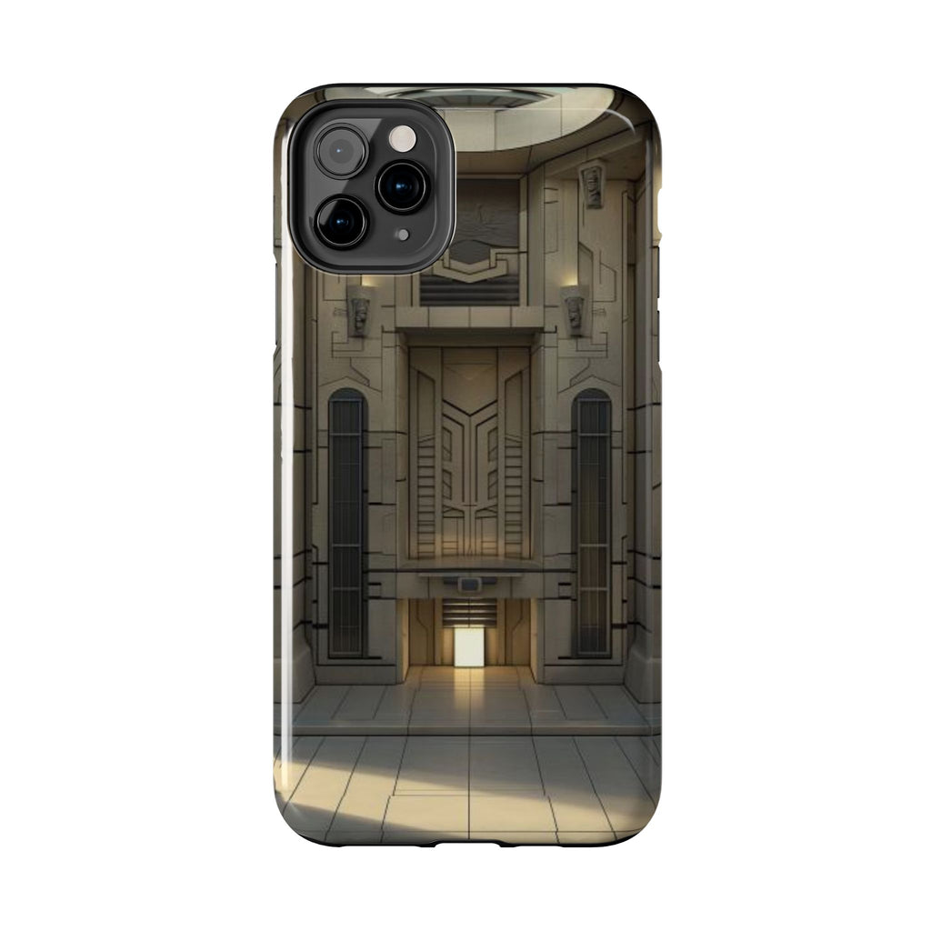 Durable Phone Case - Frank Lloyd Wright Style Room - Tough Architectural Design iPhone/Android Cover - Unique Art Deco Protection Accessory