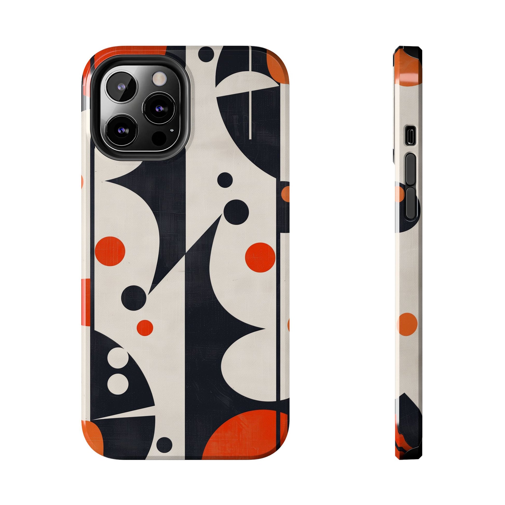 Mid-Century Modern Star Phone Case Mid Mod Atomic Cats Retro Chic Sleek Geometric Apple 12 13 14 15 Pro Max Samsung Galaxy