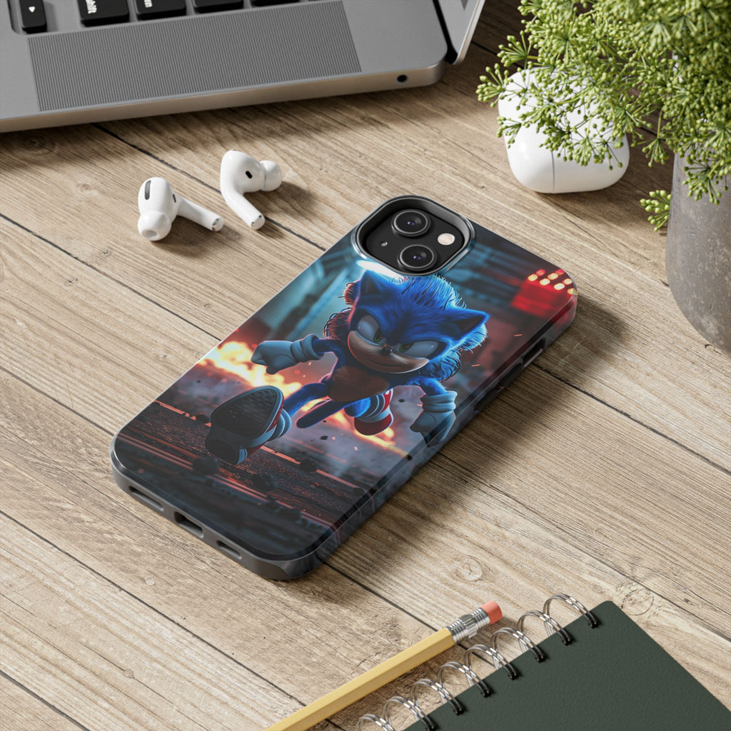 Durable Sonic Phone Case - Protective Sonic the Hedgehog Design - Tough Mobile Cover - Fun Video Game Phone Accessory