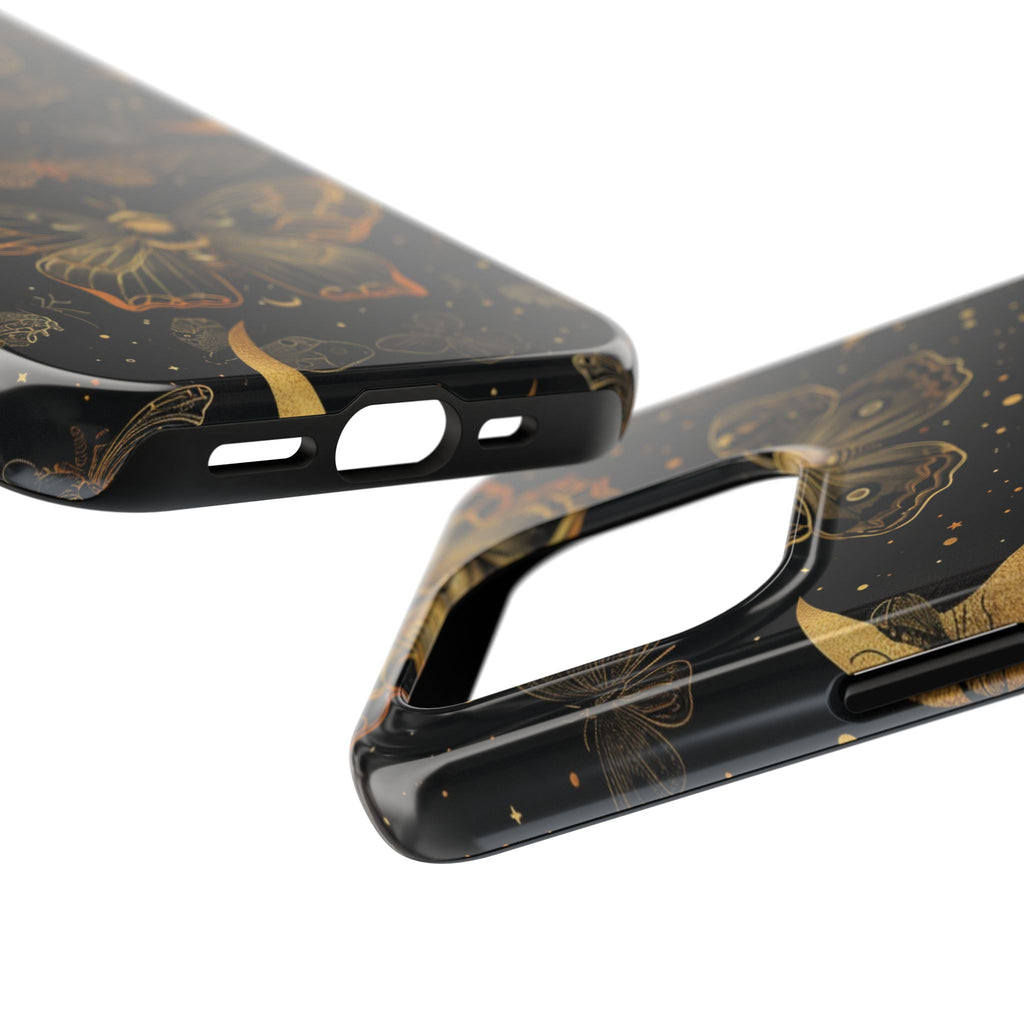 D Dark Academia Mystical Phone Case, Mystical Moth Phone Case, Vintage Magic Witchcraft iPhone Cover, Esoteric Nature Art, iPhone 15 Pro Max