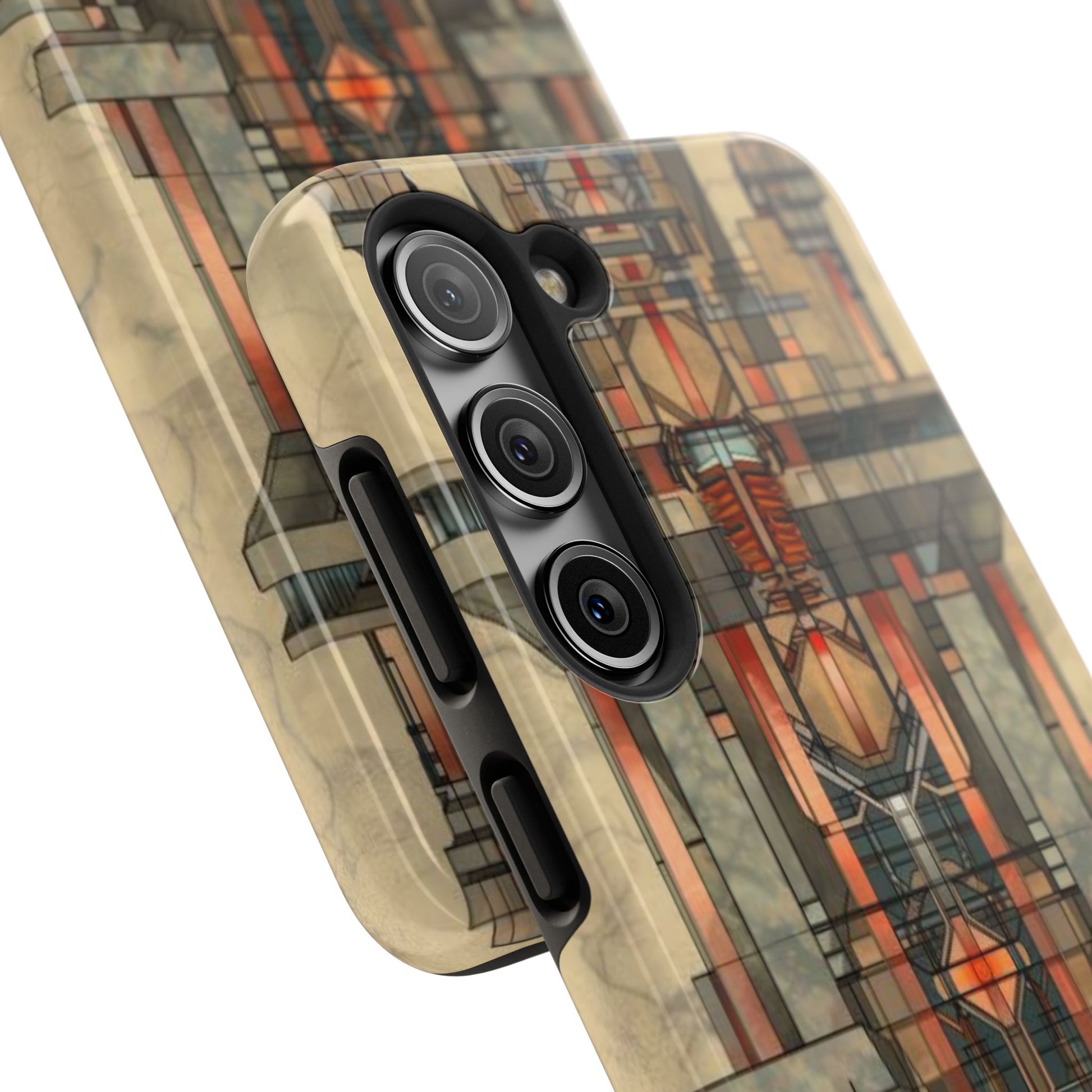 Prairie Style Frank Lloyd Wright Phone Case - Architectural Design iPhone Tough Cover - Unique Art Deco Protective Accessory