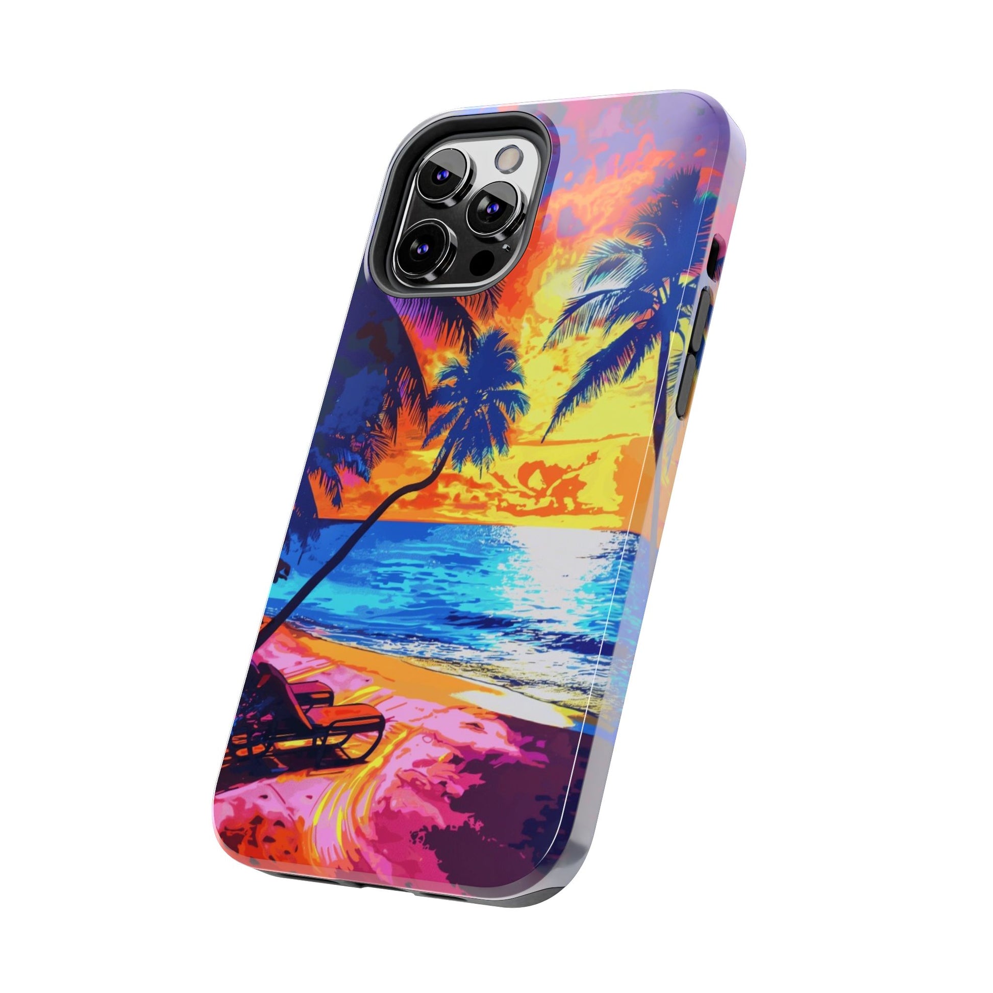 Sunset Bliss: Lisa Frank Style Phone Case