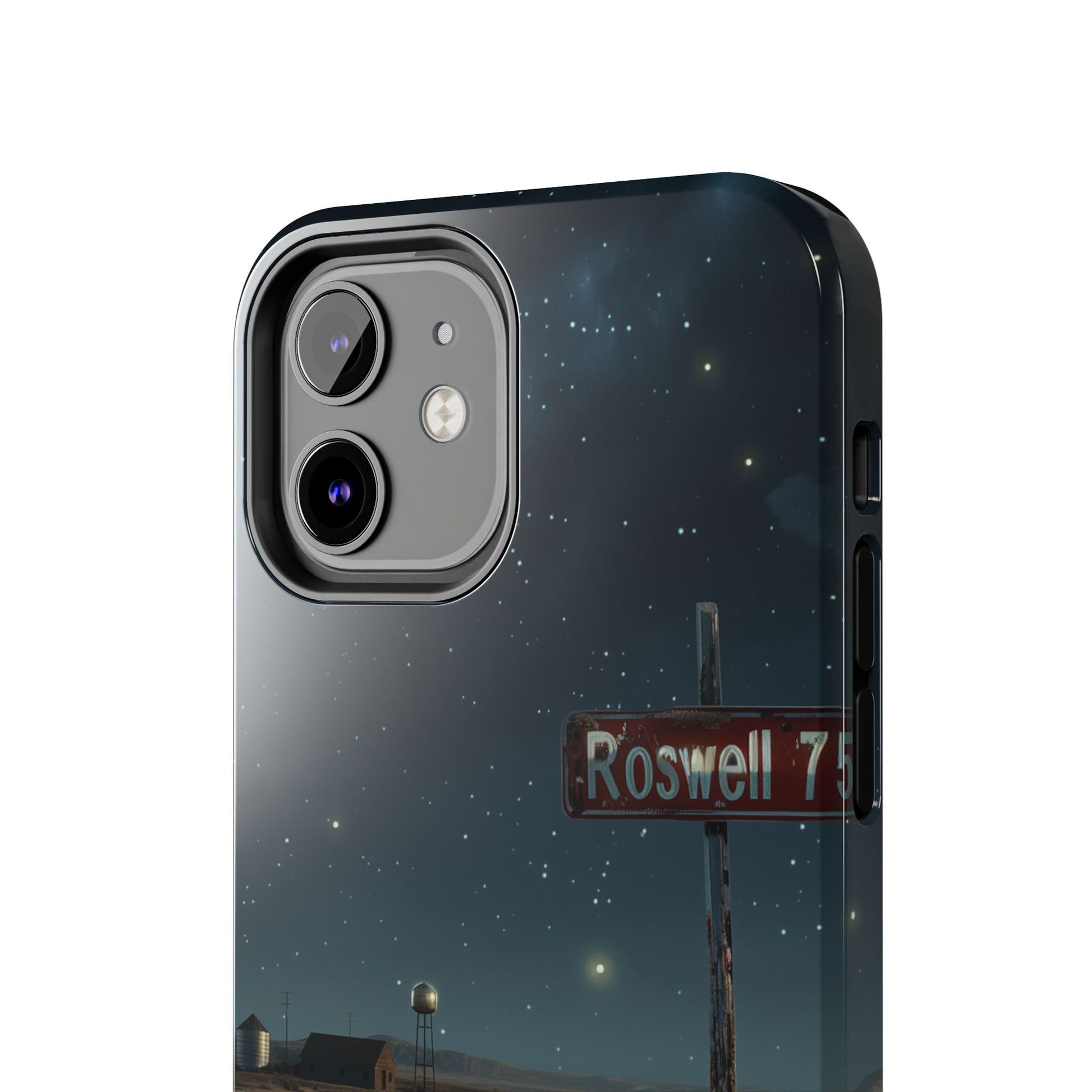 UFO Crash Roswell Phone Case Roswell Incident Alien Invasion Extraterrestrial Area 51 Alien Autopsy Cryptozoology 13 14 15 iPhone Pro Max