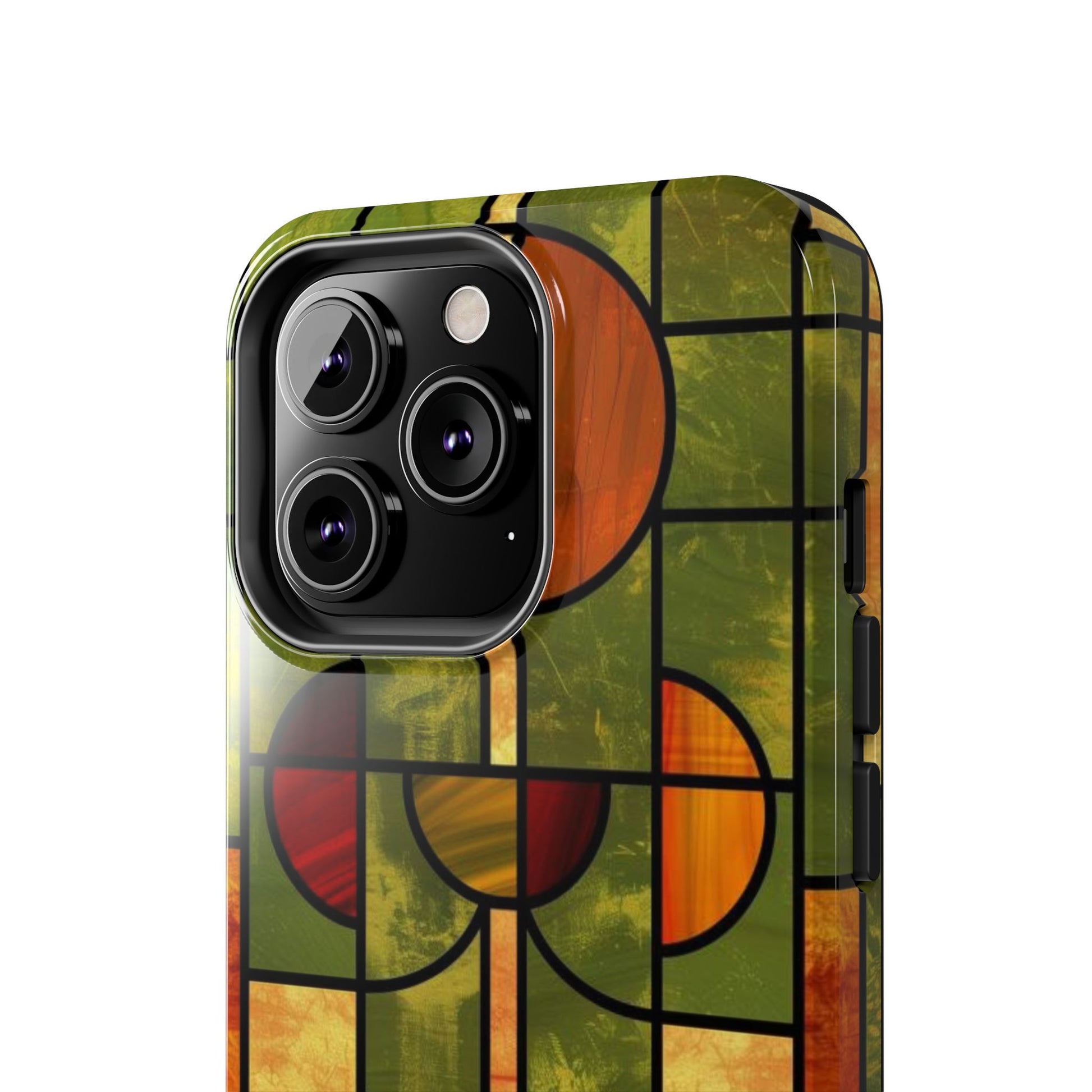 Frank Lloyd Wright Inspired Stained Glass Phone Case, Artistic iPhone Case, Architectural Design, Art Deco iphone Case, iphone 15 pro max