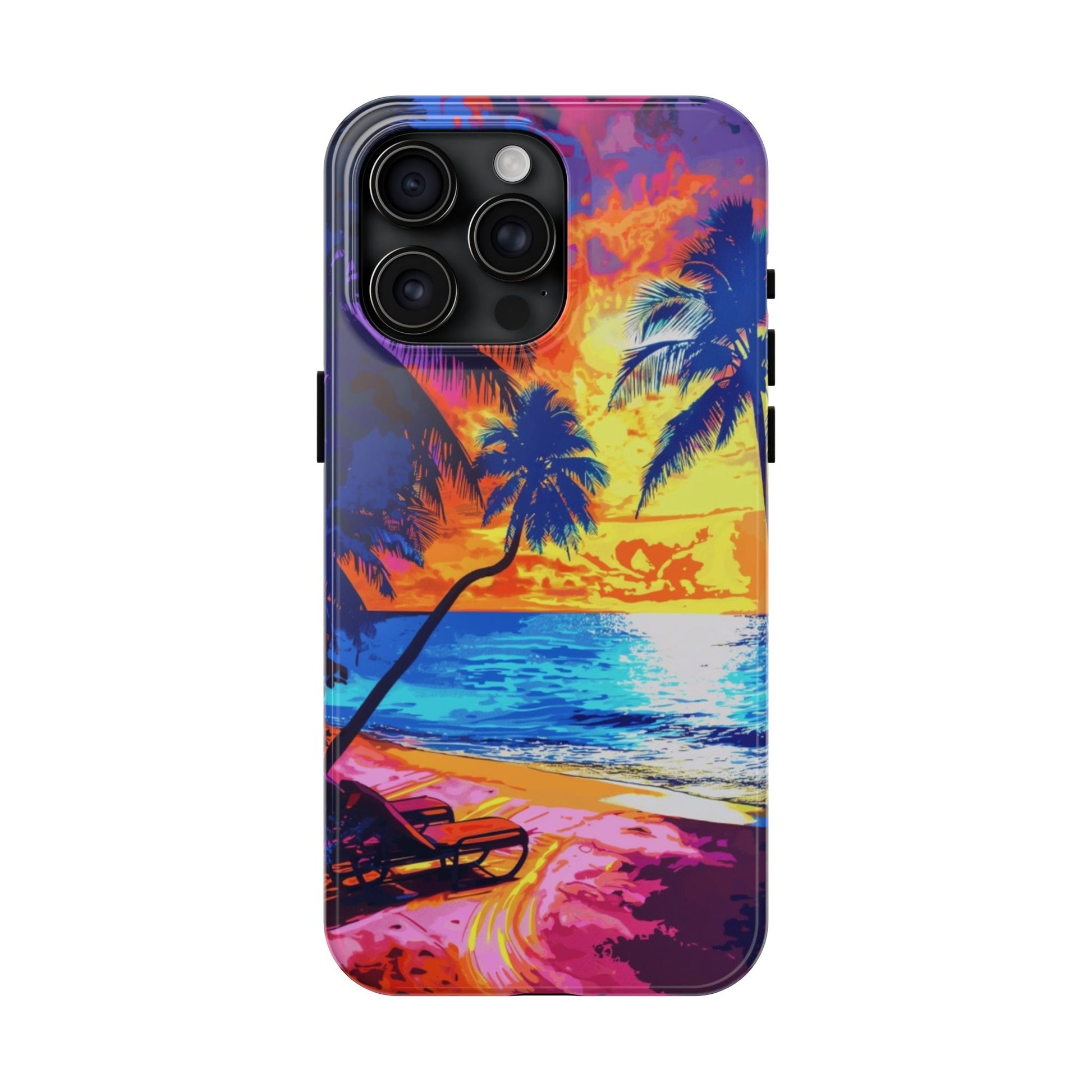 Sunset Bliss: Lisa Frank Style Phone Case