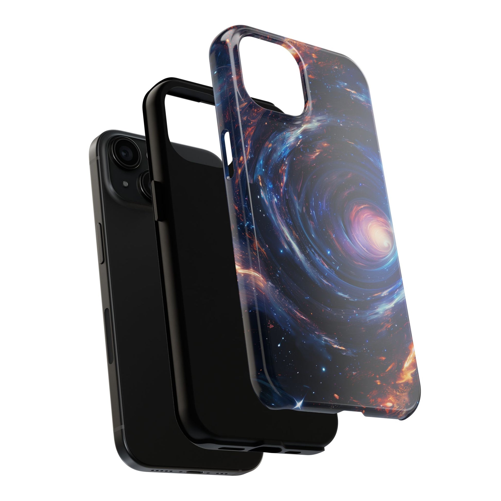 Dr Who inspired Phone Case - Space Wormholes Phone Case - Cosmic Galaxy Cover with Futuristic Wormhole Design - Sci-Fi Protective Case