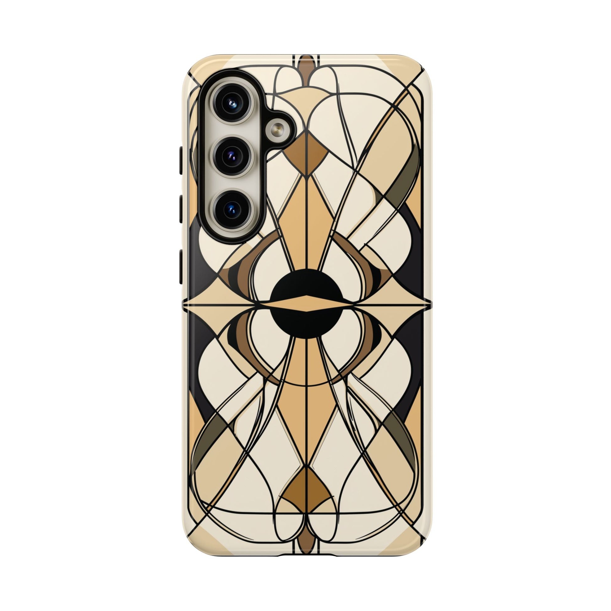 Geometric Phone Case Art Deco Design Frank Lloyd Wright Stained Glass Prairie Style Stylish iphone 13 14 15 16 Pro Max Plus Galaxy