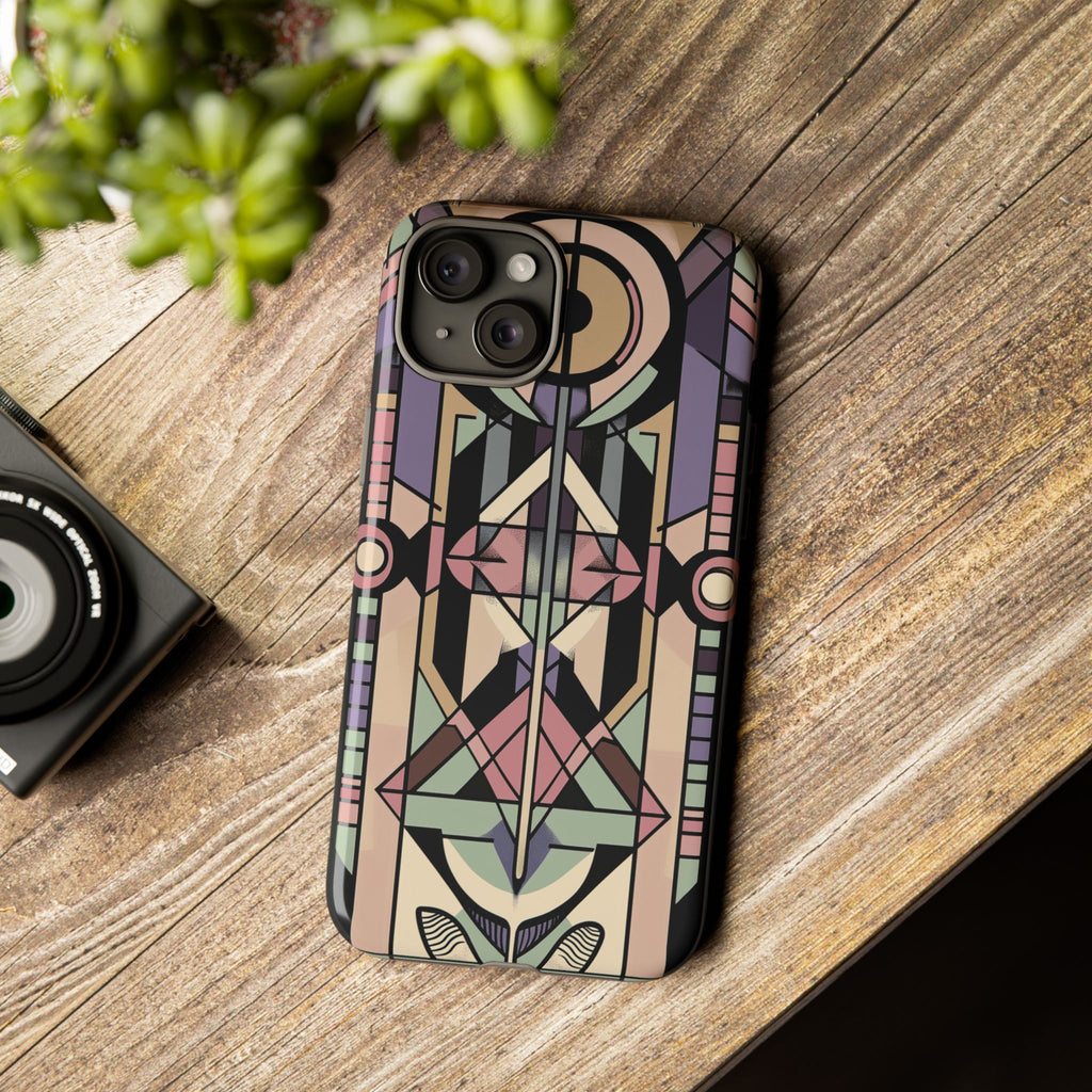 Art Deco Geometric Phone Case Design Tamara de Lempicka Frank Lloyd Wright Prairie Style Stylish iphone 13 14 15 16 Pro Max Plus Galaxy