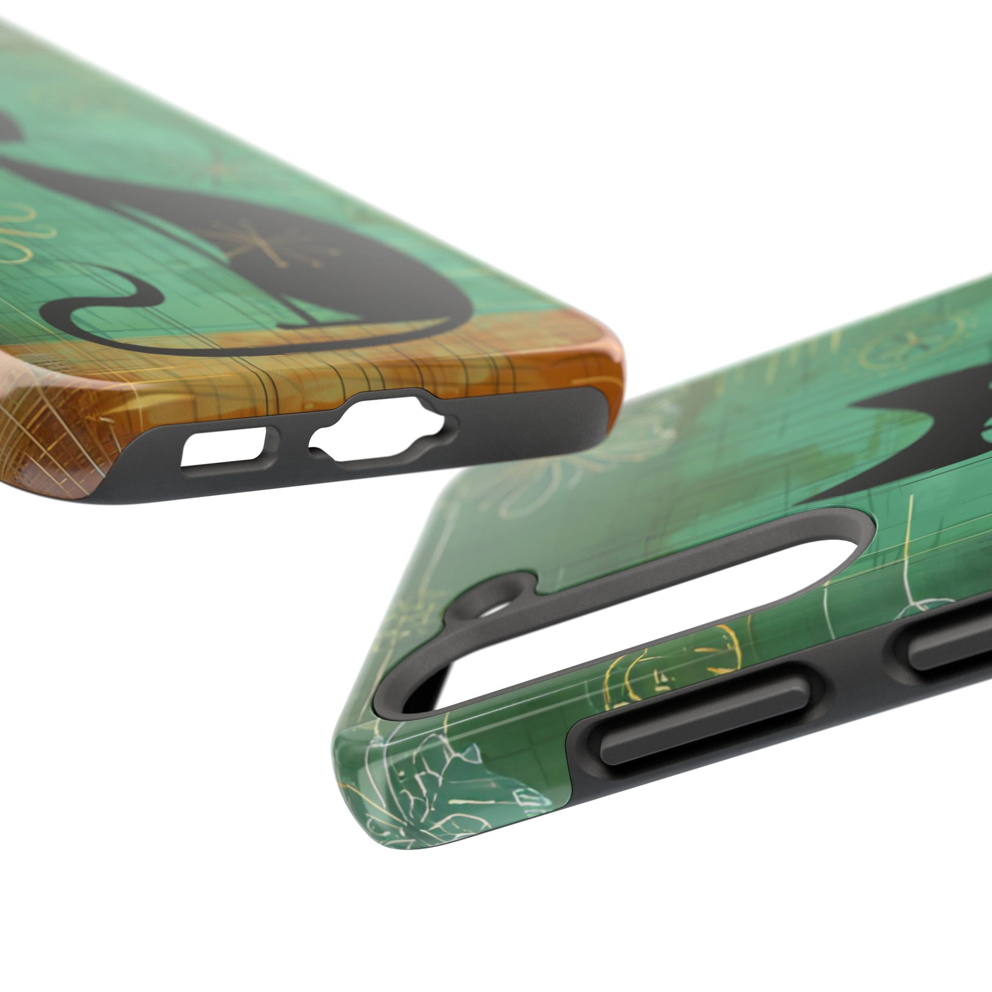Mid-Century Modern Phone Case-Case, Mid Mod iPhone Case, Atomic Cats iPhone Case, Retro Chic Smartphone Cover, Unique Phone Case