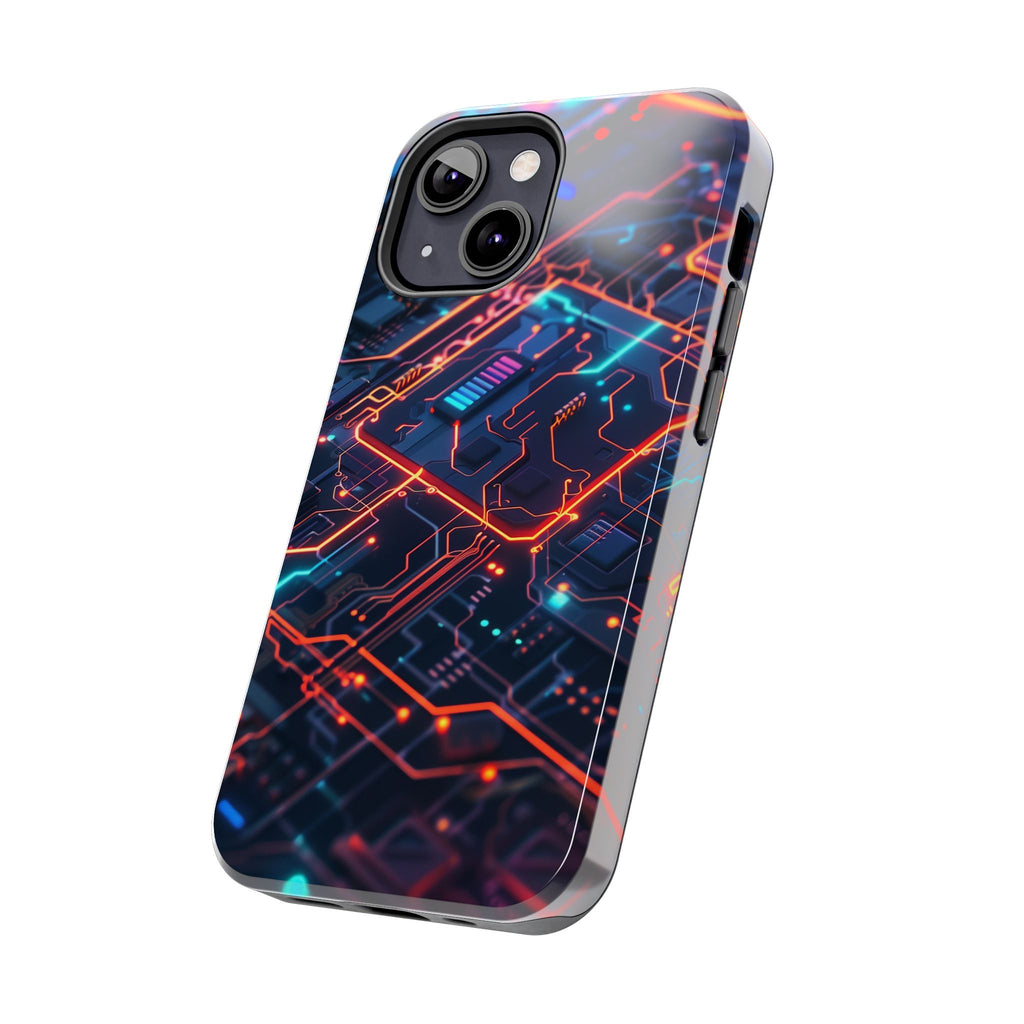 Circuit Board Phone Case, Futuristic Circuit Phone Case, High-Tech Gift, Custom Sci-Fi Phone Case, iphone 15 pro max