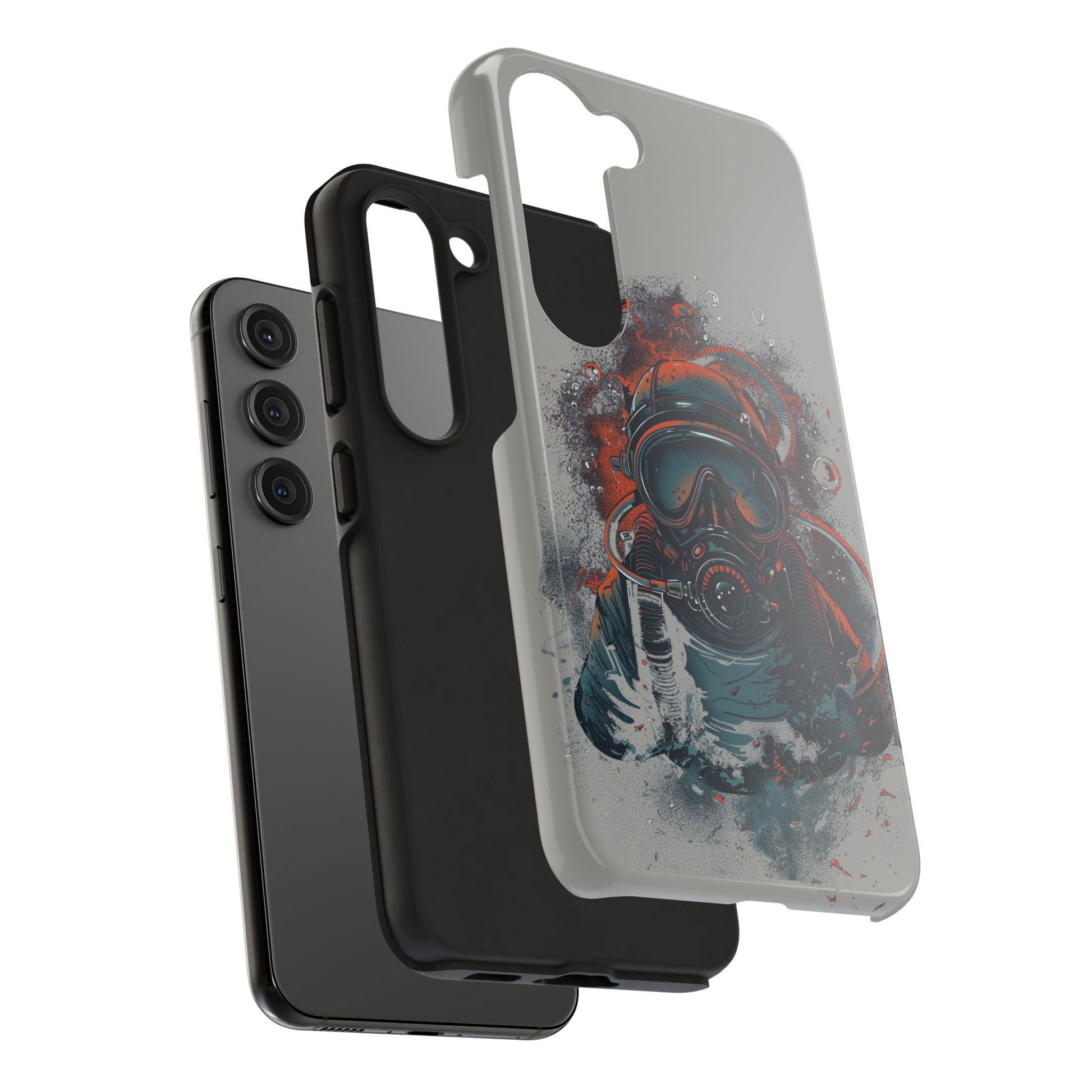 Light Custom iPhone Case, Personalized Phone Case, SCUBA Phone Case, SCUBA Diver Case, Custom Diver Phone Case, Gift for SCUBA Diver