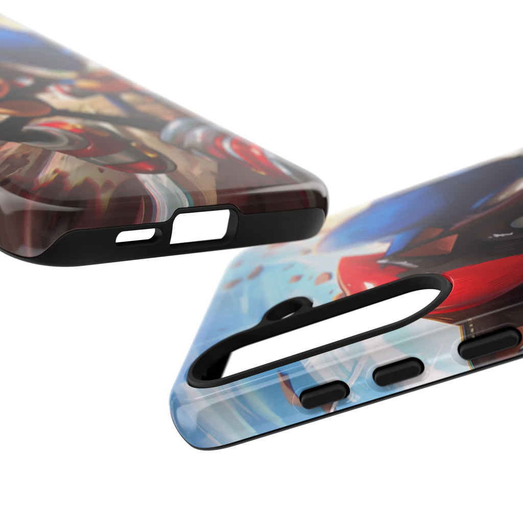 Sonic and Shadow Phone Case, Sonic and Shadow, Tough Android Case, Fun Video Game Phone Case, Retro Game Case, SEGA Video Game Android Case