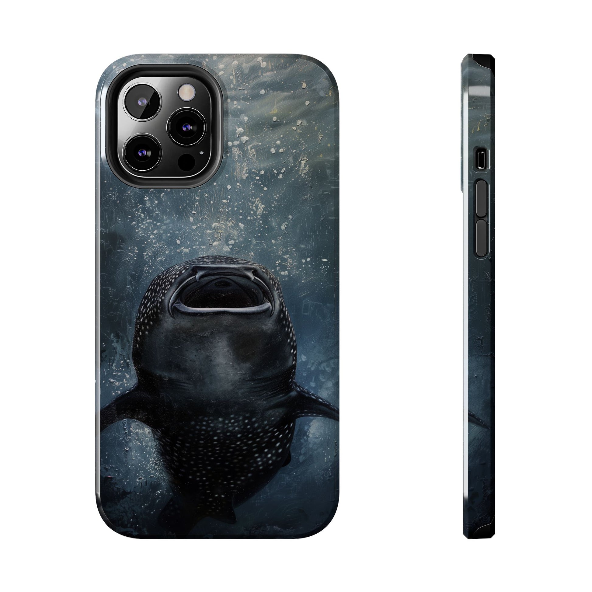 Rising Majesty: Whale Shark Feeding Tough Phone Case