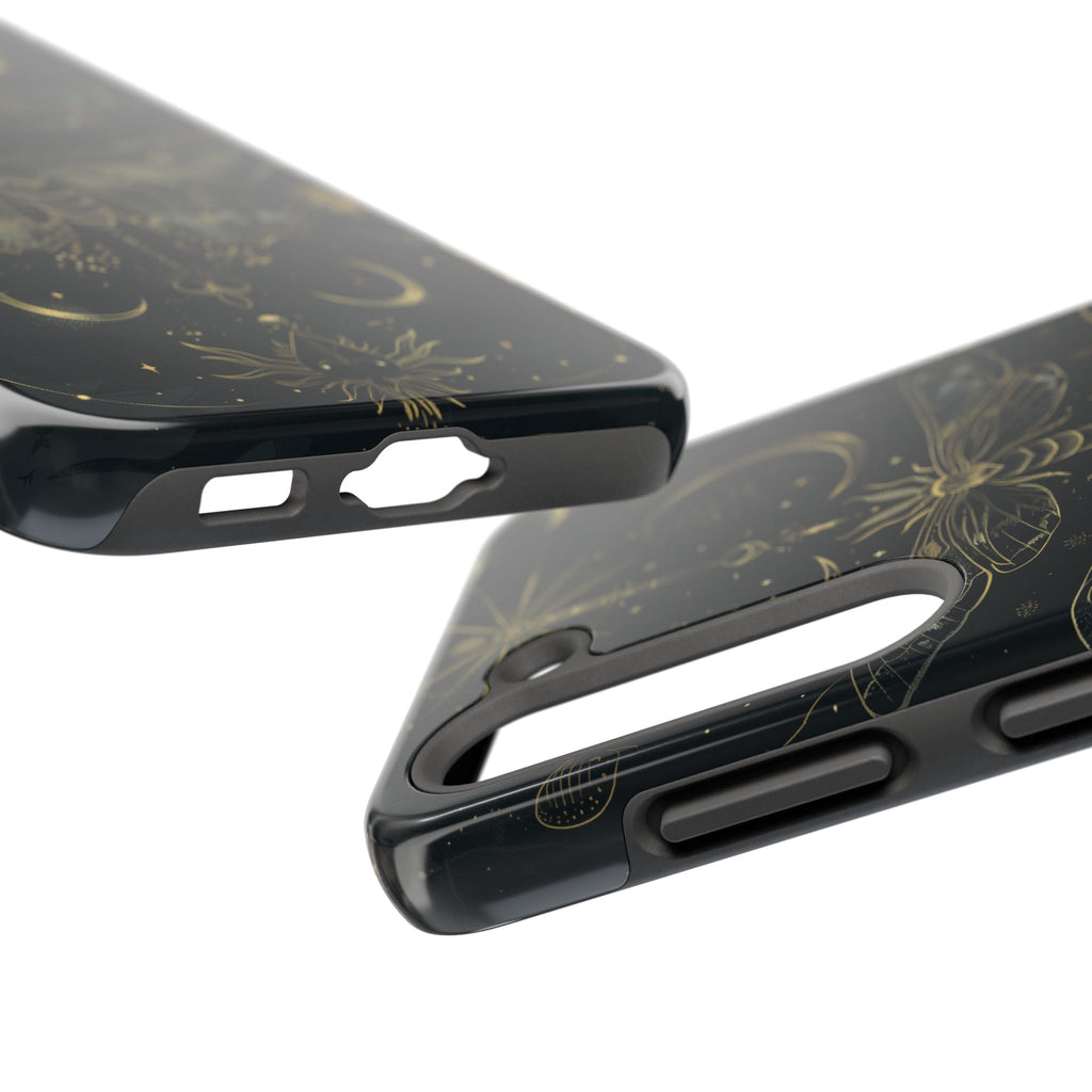 C Dark Academia Mystical Phone Case, Mystical Moth Phone Case, Vintage Magic Witchcraft iPhone Cover, Esoteric Nature Art, iPhone 15 Pro Max