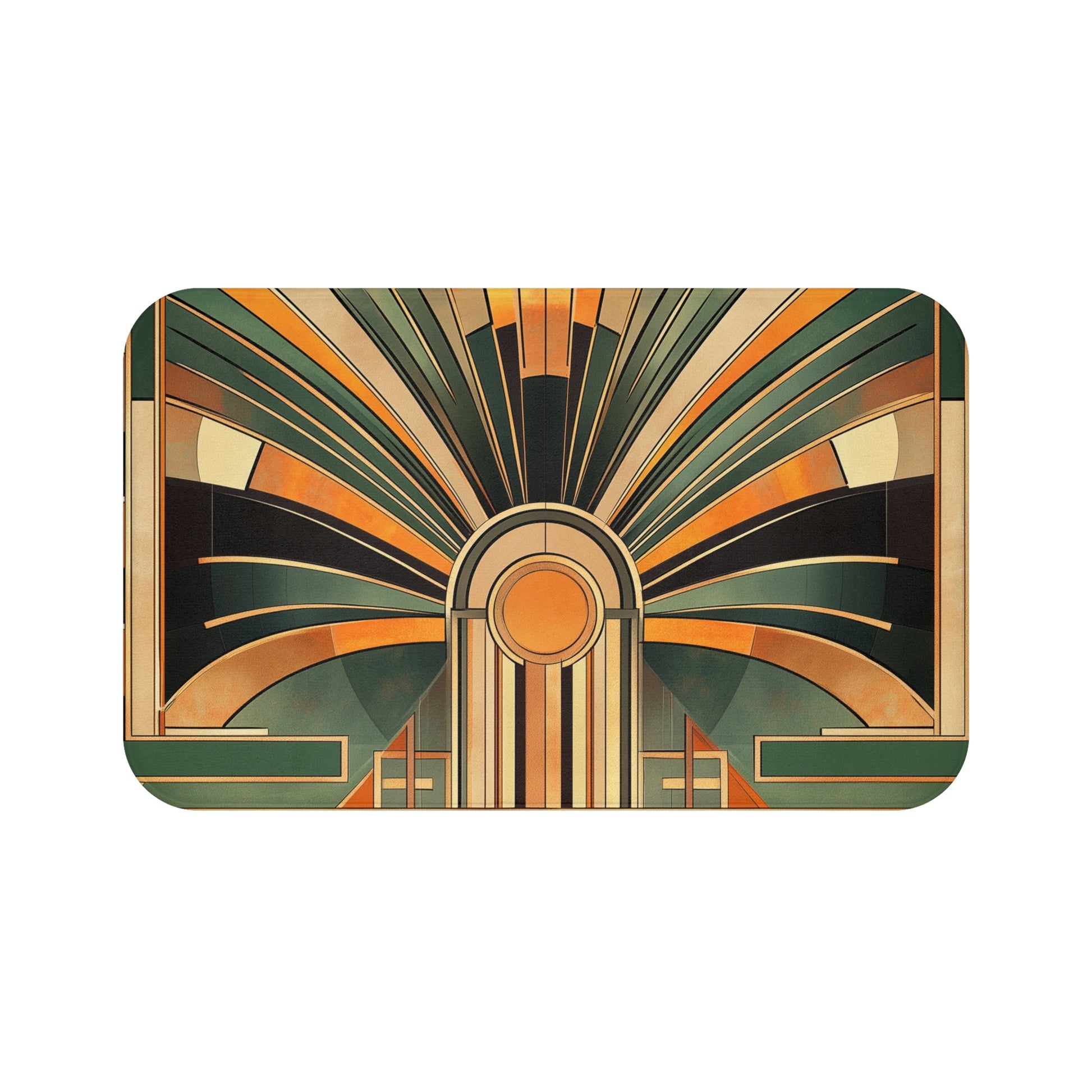 Bath Mat Great Gatsby Art Nouveau Art Deco Vintage Bathroom Decor Retro