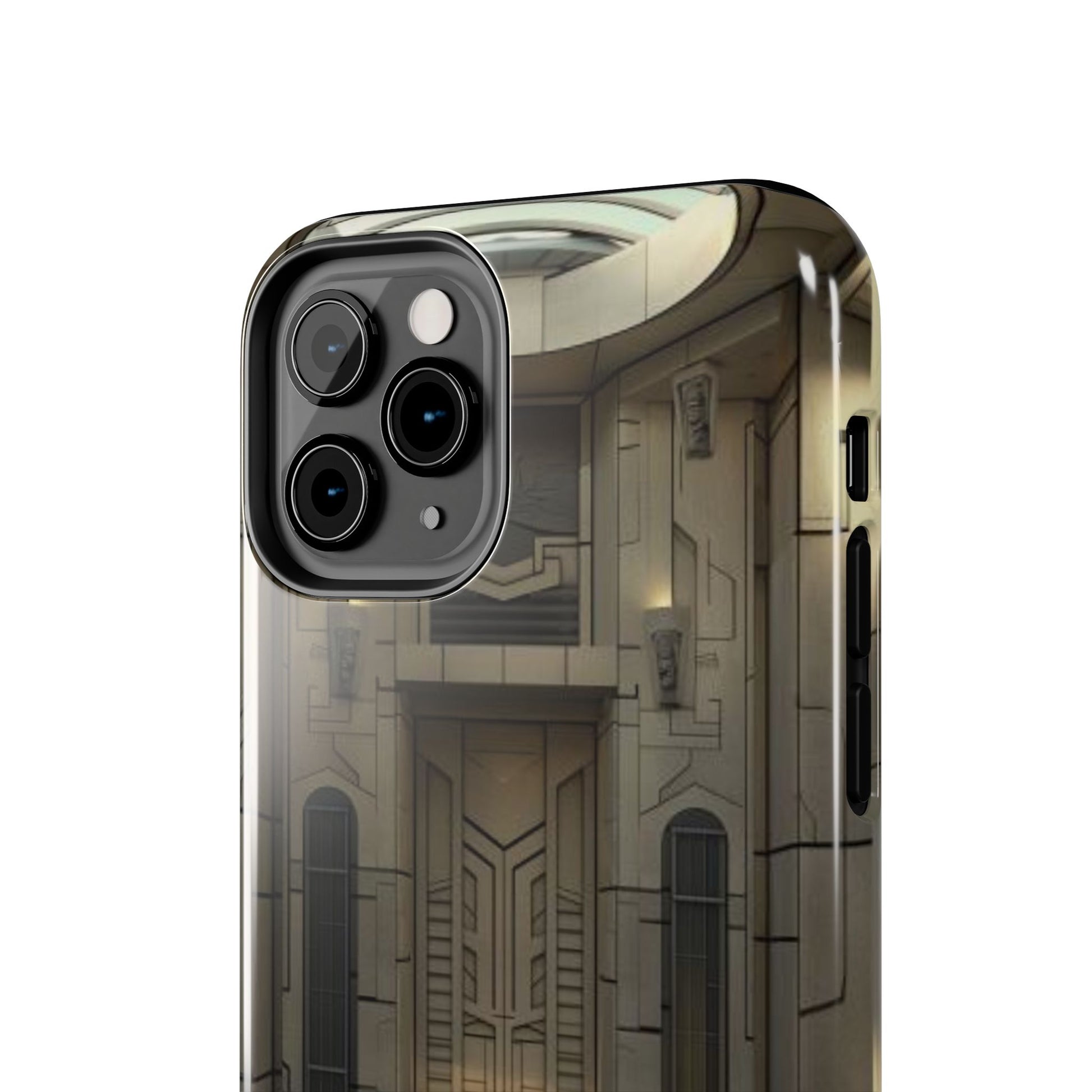 Durable Phone Case - Frank Lloyd Wright Style Room - Tough Architectural Design iPhone/Android Cover - Unique Art Deco Protection Accessory