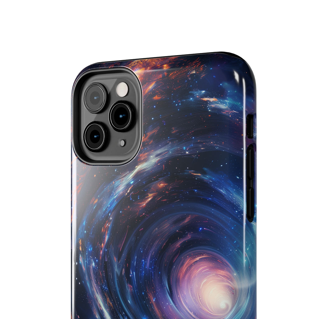 Dr Who inspired Phone Case - Space Wormholes Phone Case - Cosmic Galaxy Cover with Futuristic Wormhole Design - Sci-Fi Protective Case