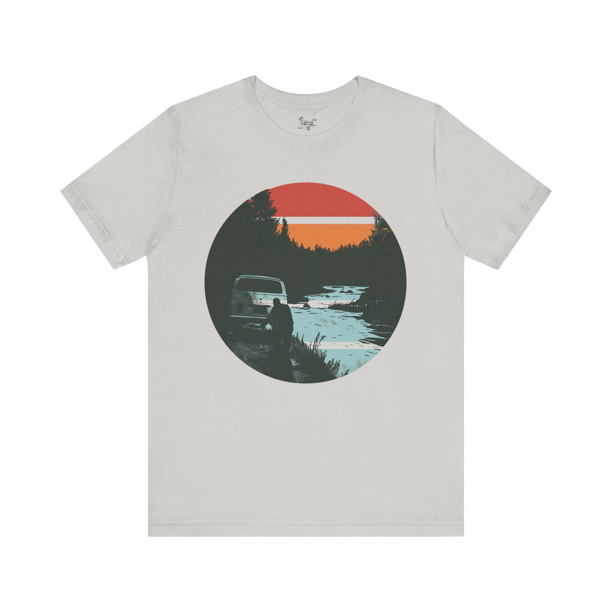 Van Down by the River Tshirt Van Life Camping Shirt Vintage Graphic Tee, Funny Tshirt, SNL Fan Mens Shirt Womens Shirt