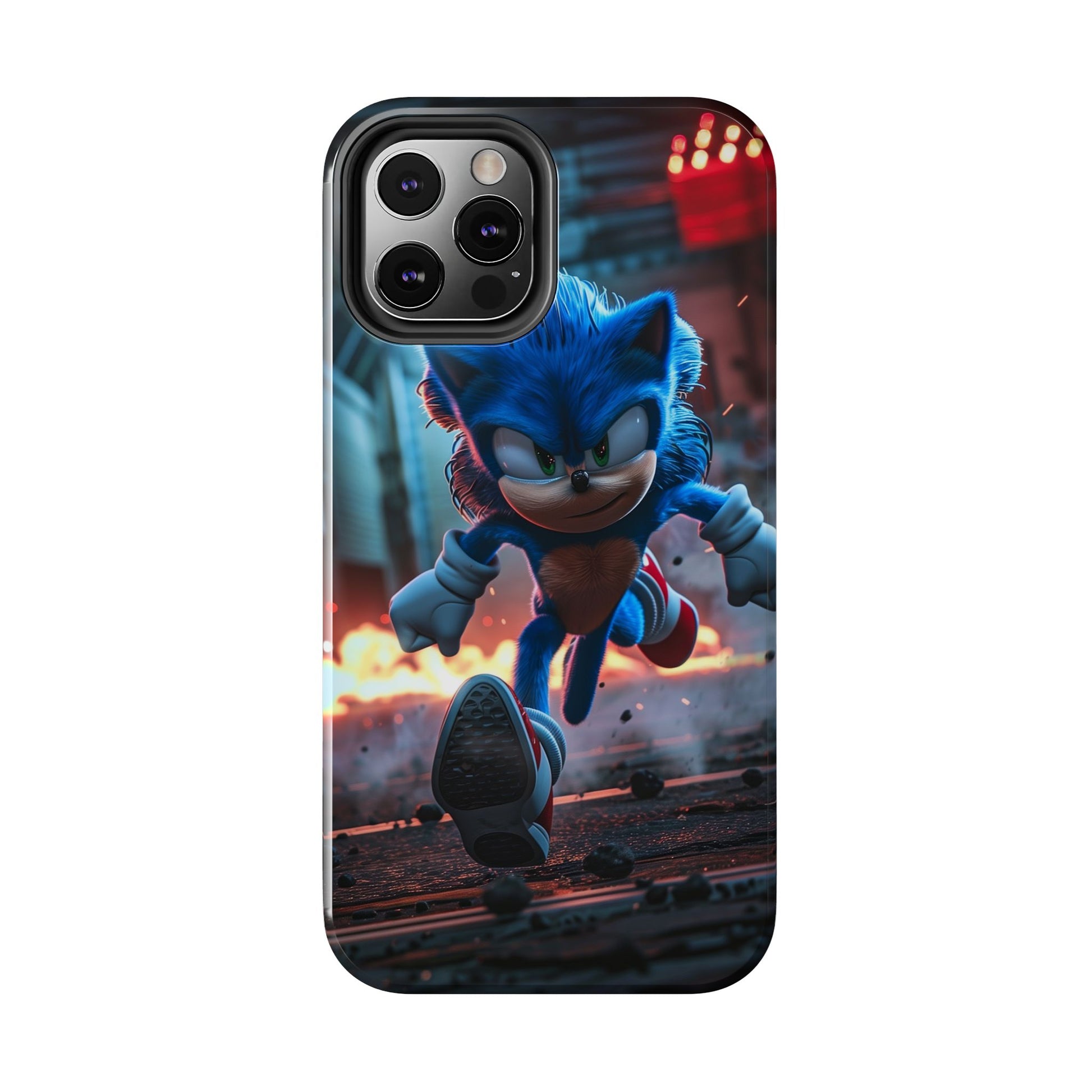 Durable Sonic Phone Case - Protective Sonic the Hedgehog Design - Tough Mobile Cover - Fun Video Game Phone Accessory