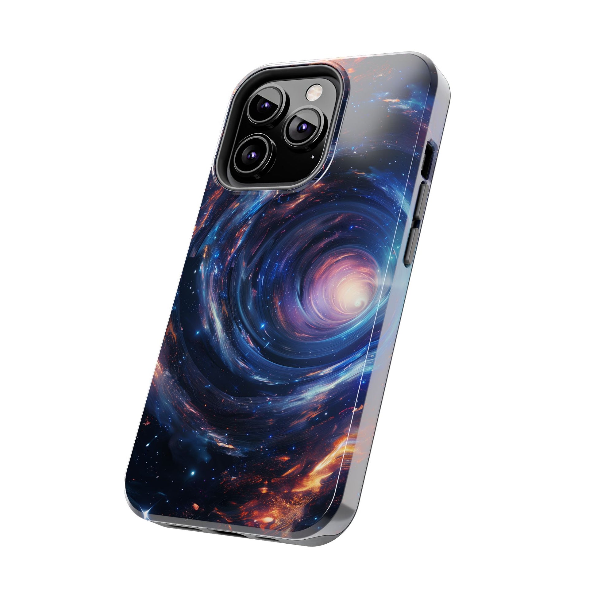 Dr Who inspired Phone Case - Space Wormholes Phone Case - Cosmic Galaxy Cover with Futuristic Wormhole Design - Sci-Fi Protective Case